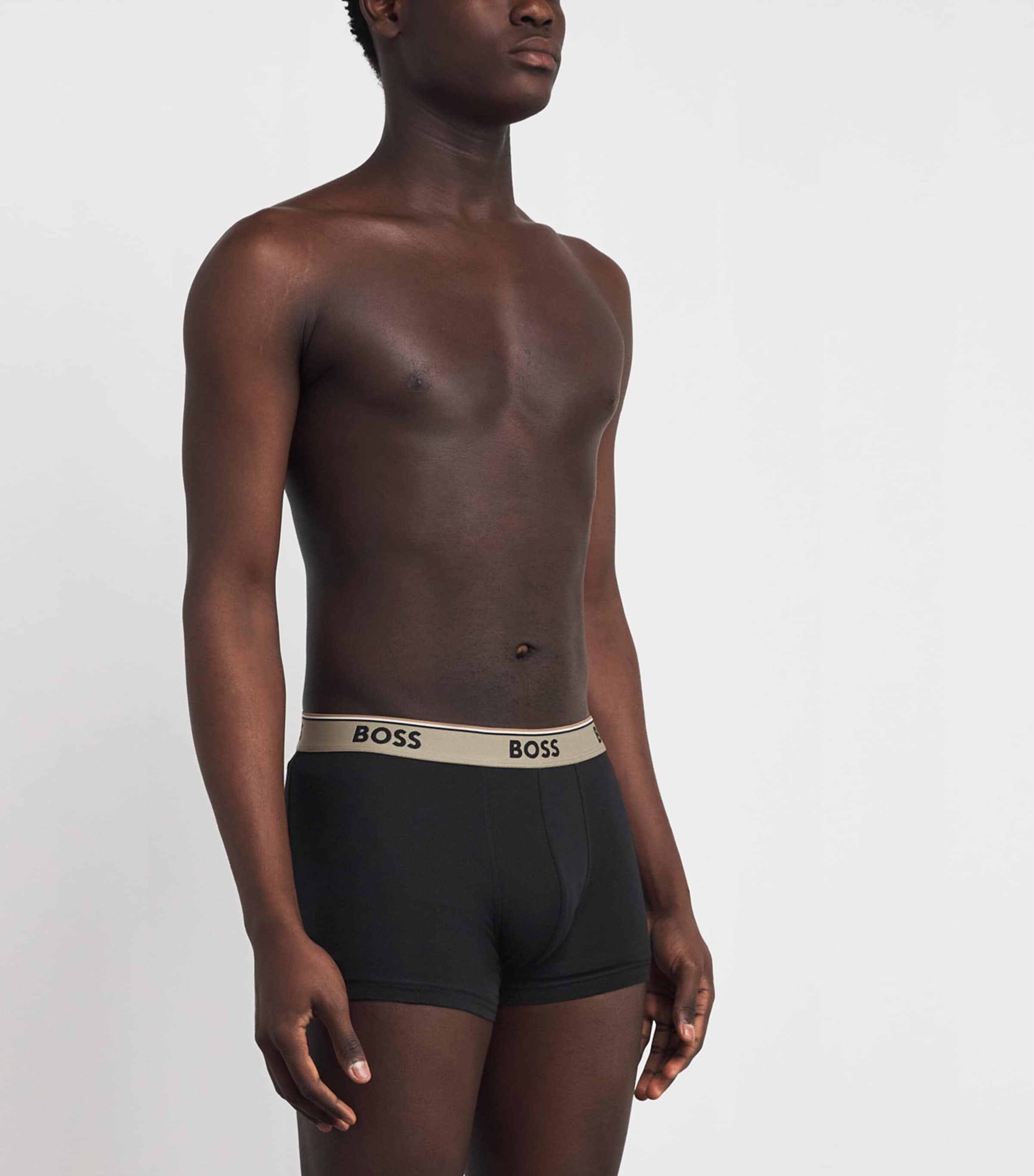 Cotton-Stretch Power Trunks (Pack of 3) OPEN BLUE461 Image 2