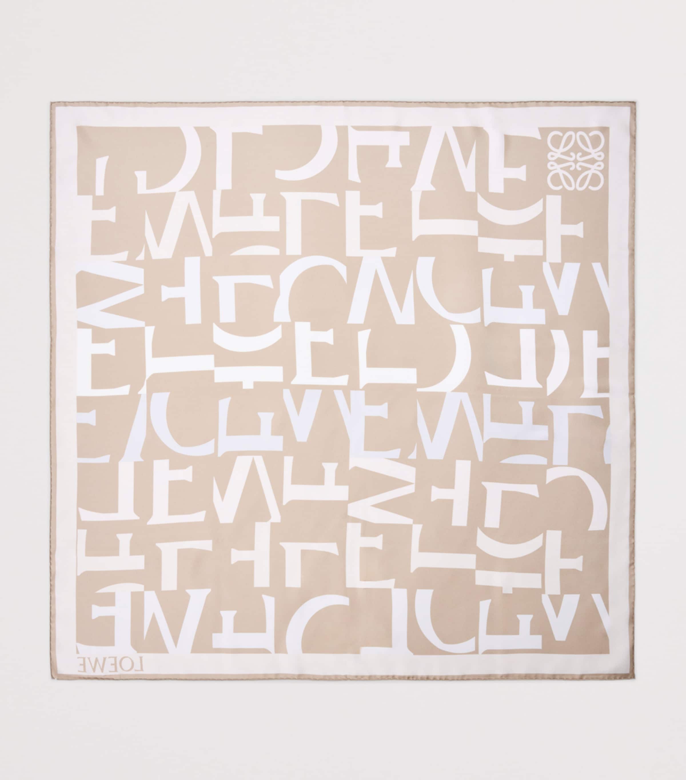 Silk Twill Scarf LIGHT BEIGE/BEIGE Image 2