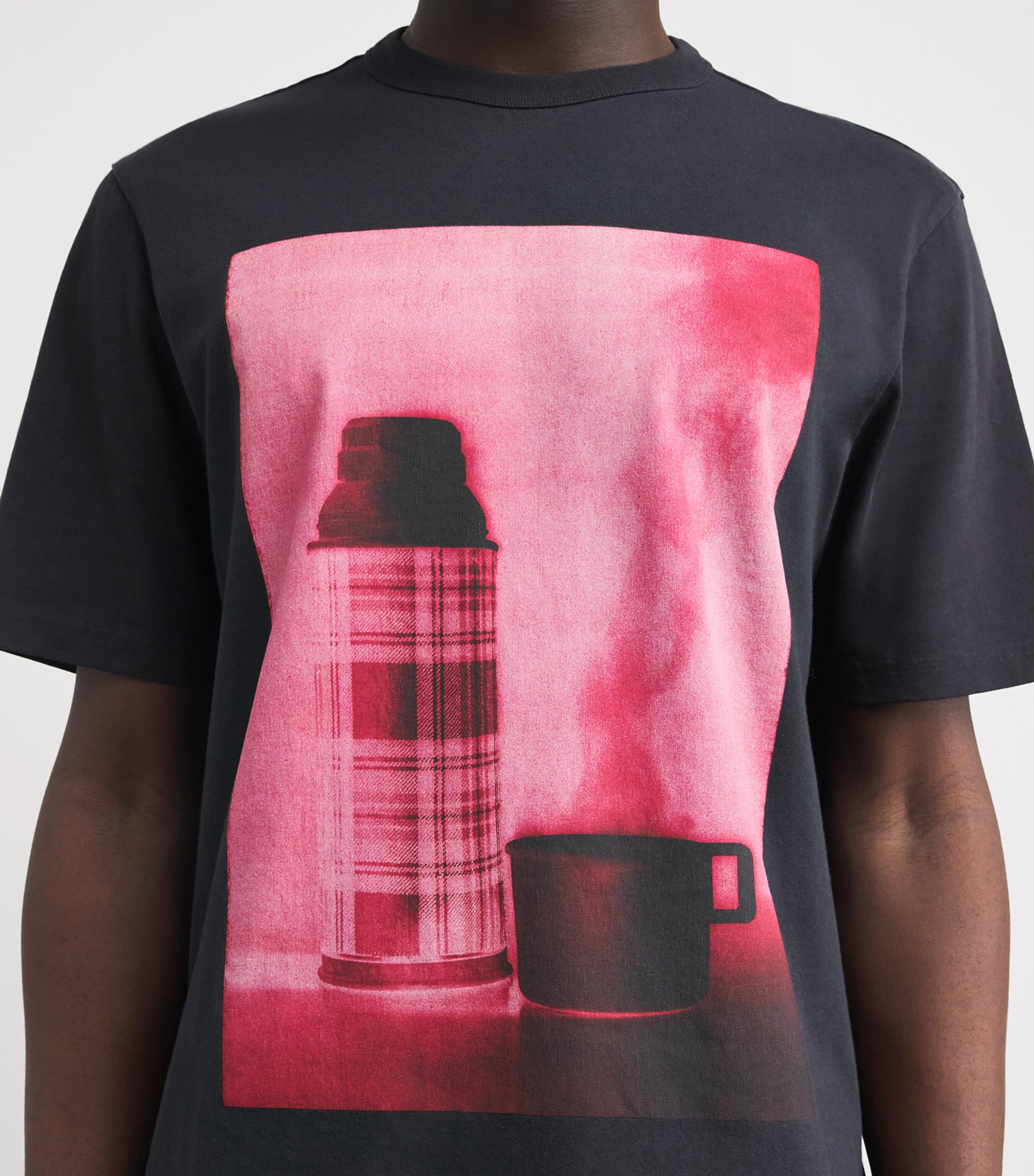Barbour Mens x Paul Smith Crosby T-Shirt Dark Image 3