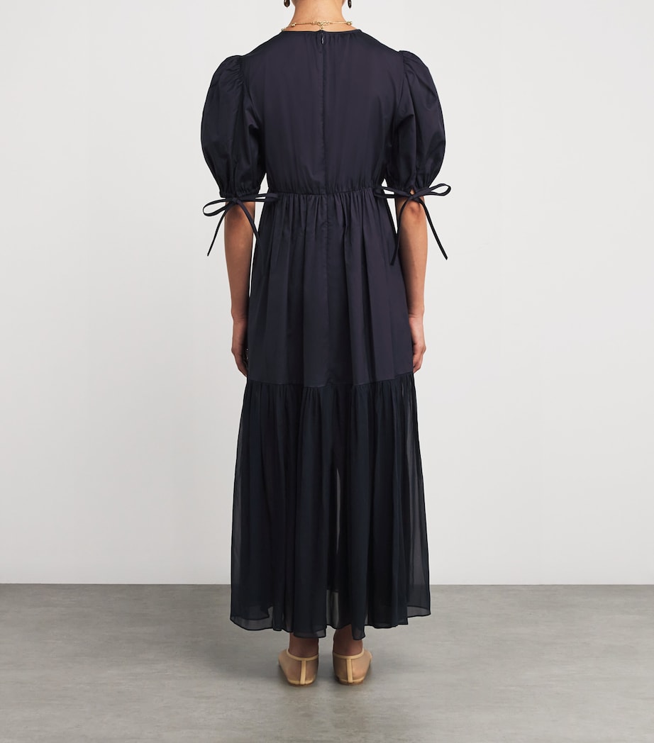 Short-Sleeve Collage Midi Dress MIDNIGHT Image 3