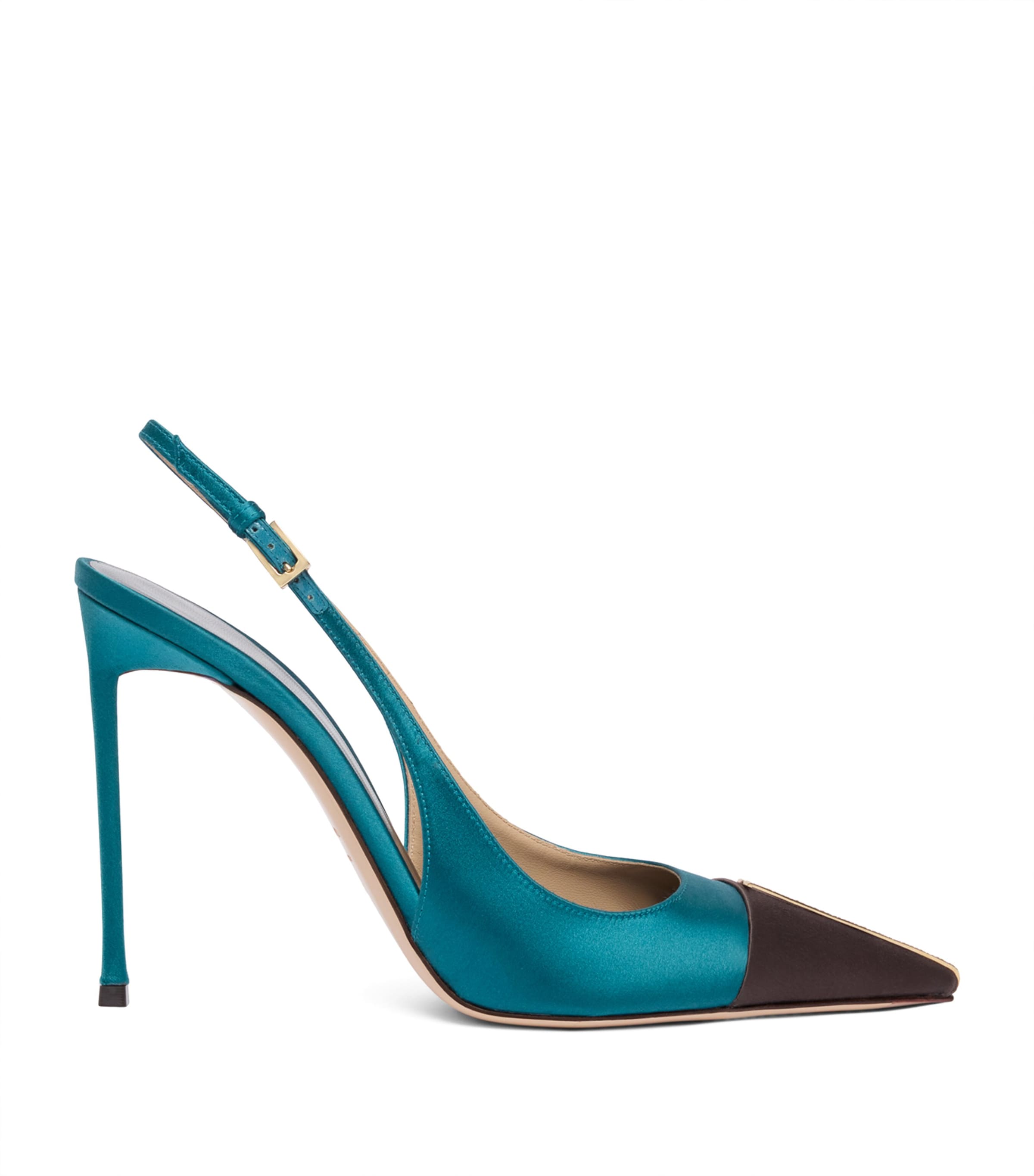 TOM FORD Satin T Slingback Pumps Gef Image 1