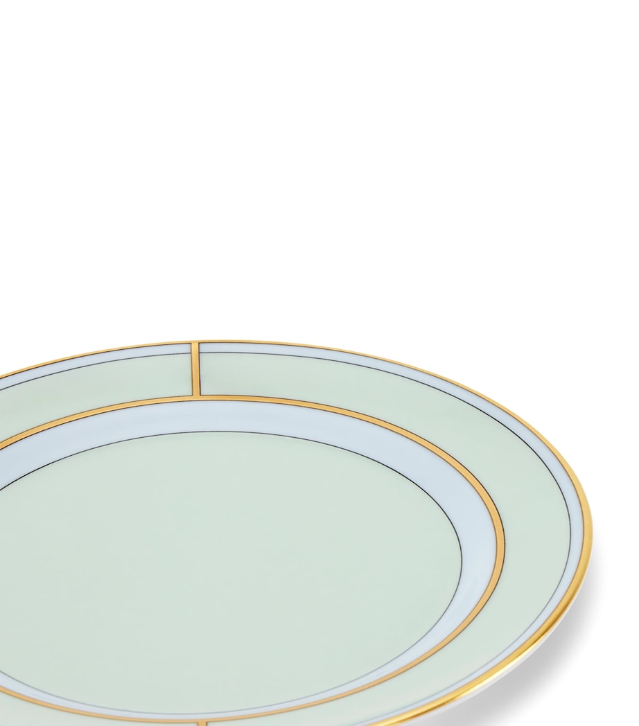 Porcelain Colonna Diva Verde Bread Plate (17cm) G00134900 Image 5
