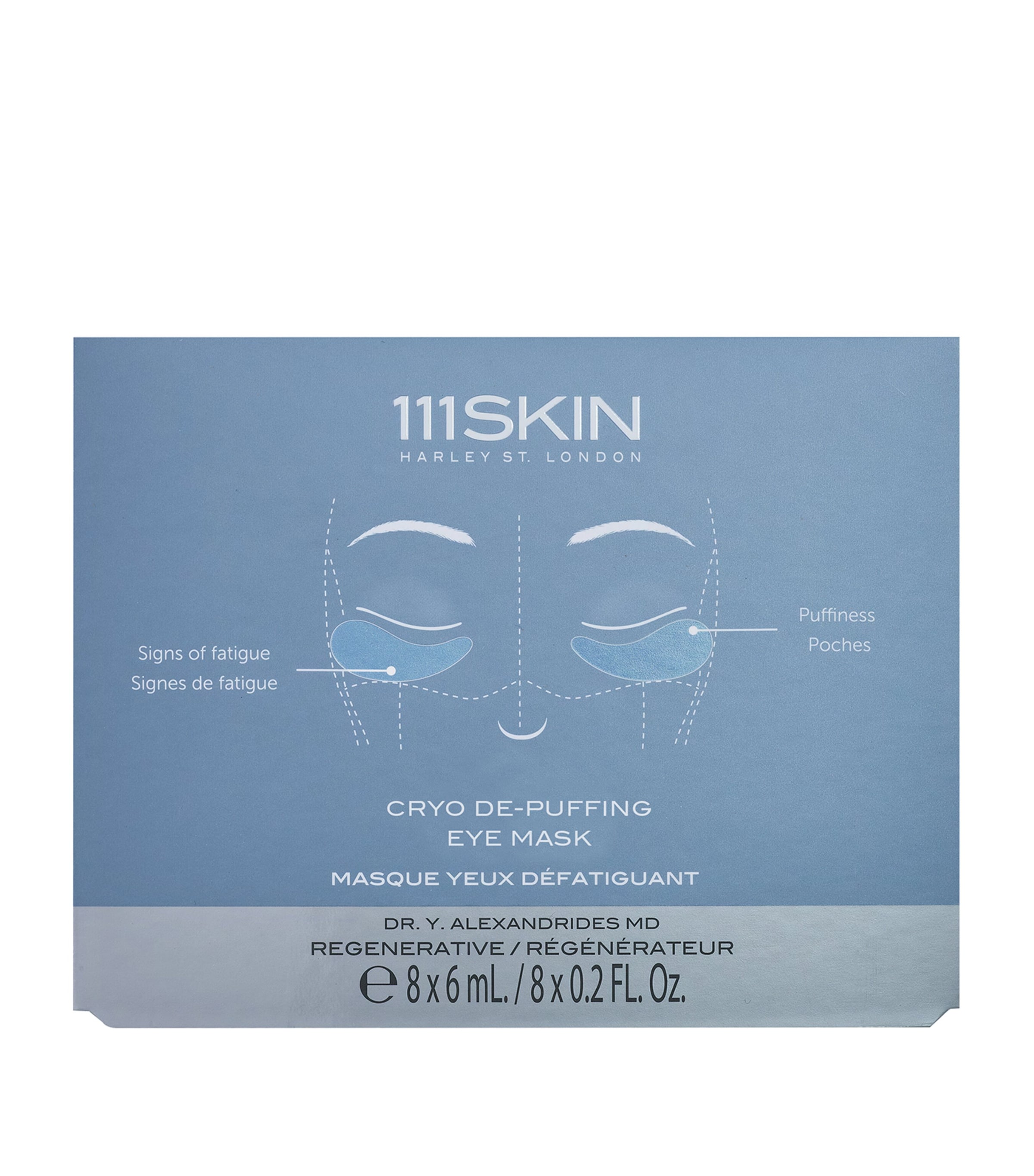 111skin Cryo De-puffing Eye Mask In White