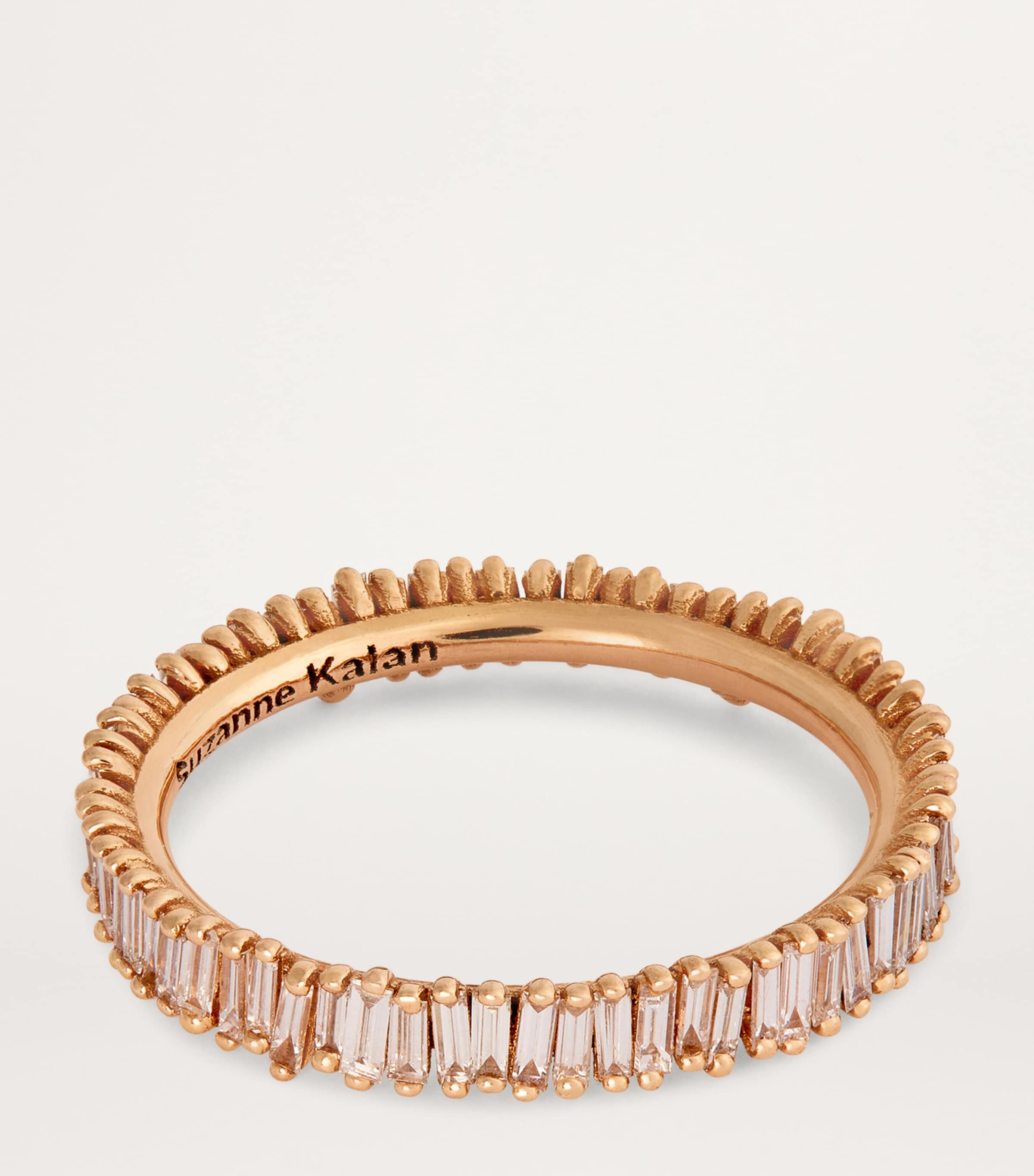 Rose Gold and Diamond Mini Classic Eternity Ring 18K RG/WD Image 4