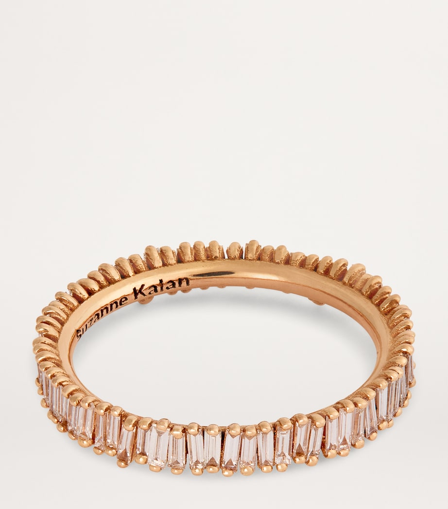 Rose Gold and Diamond Mini Classic Eternity Ring 18K RG/WD Image 4