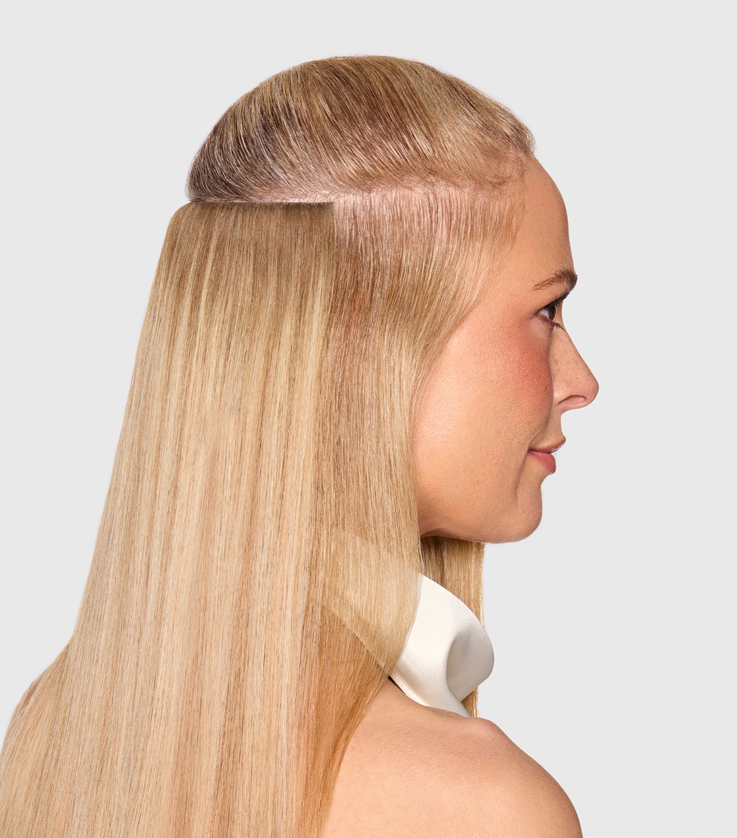 Beauty Works x Huda BARELY THERE Mix & Match Volumiser Clip-In Hair Extensions (18") MIDNIGHT KOHL Image 5