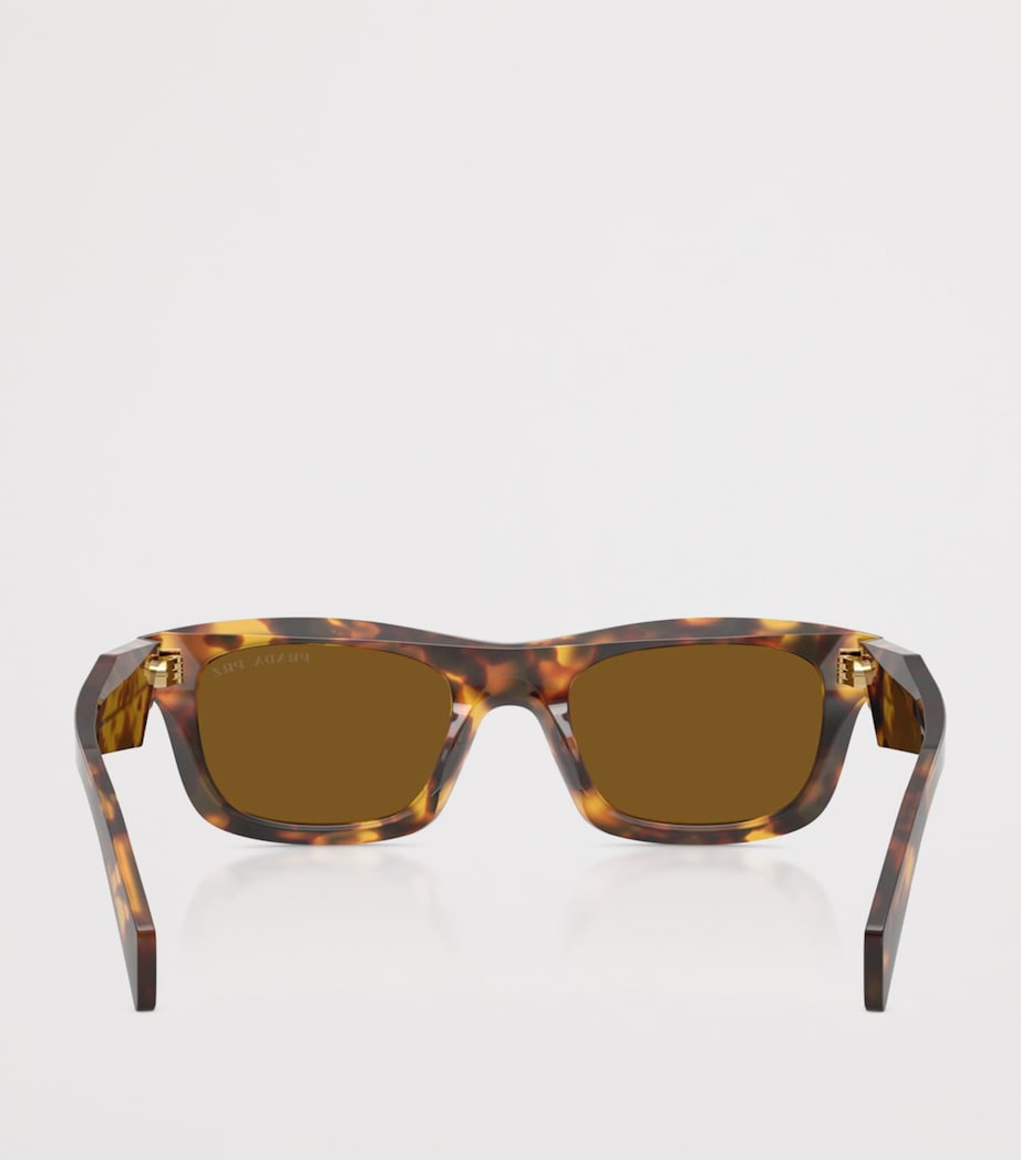 Acetate Rectangular Sunglasses 14L10U Image 4