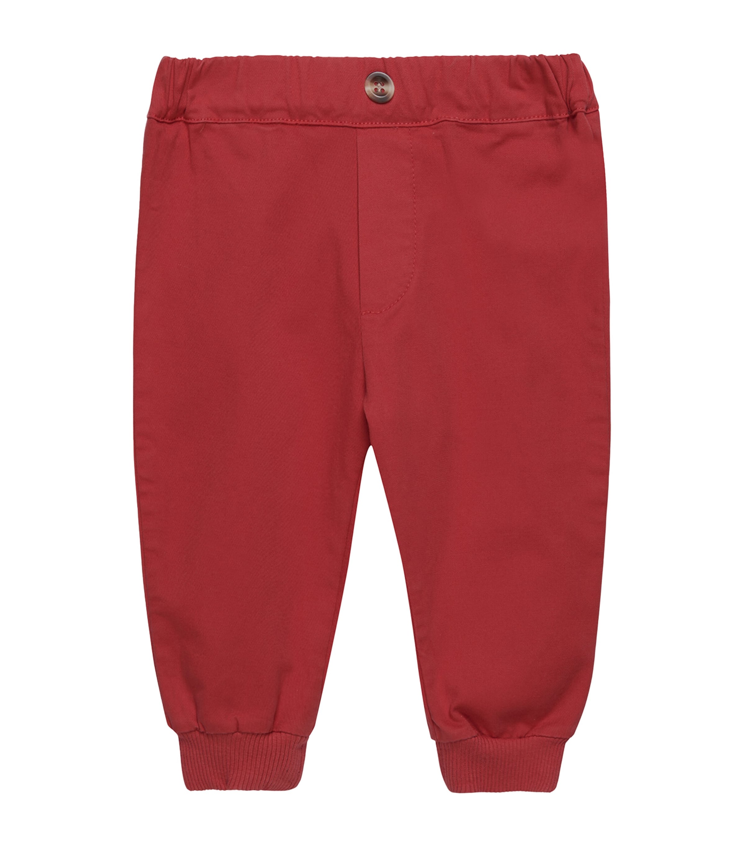 Trotters Stretch-cotton Orly Trousers In Red