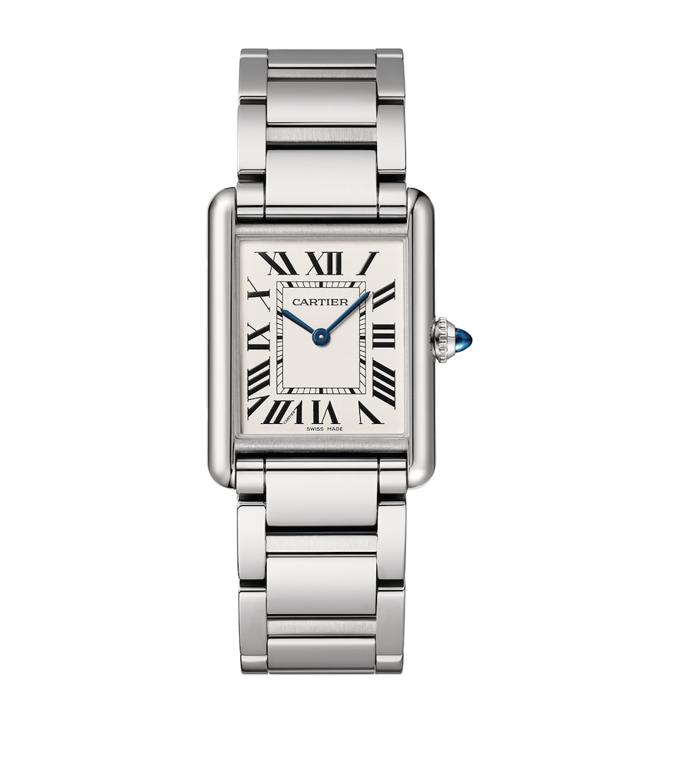 Cartier Large Steel Tank Must Watch Steel