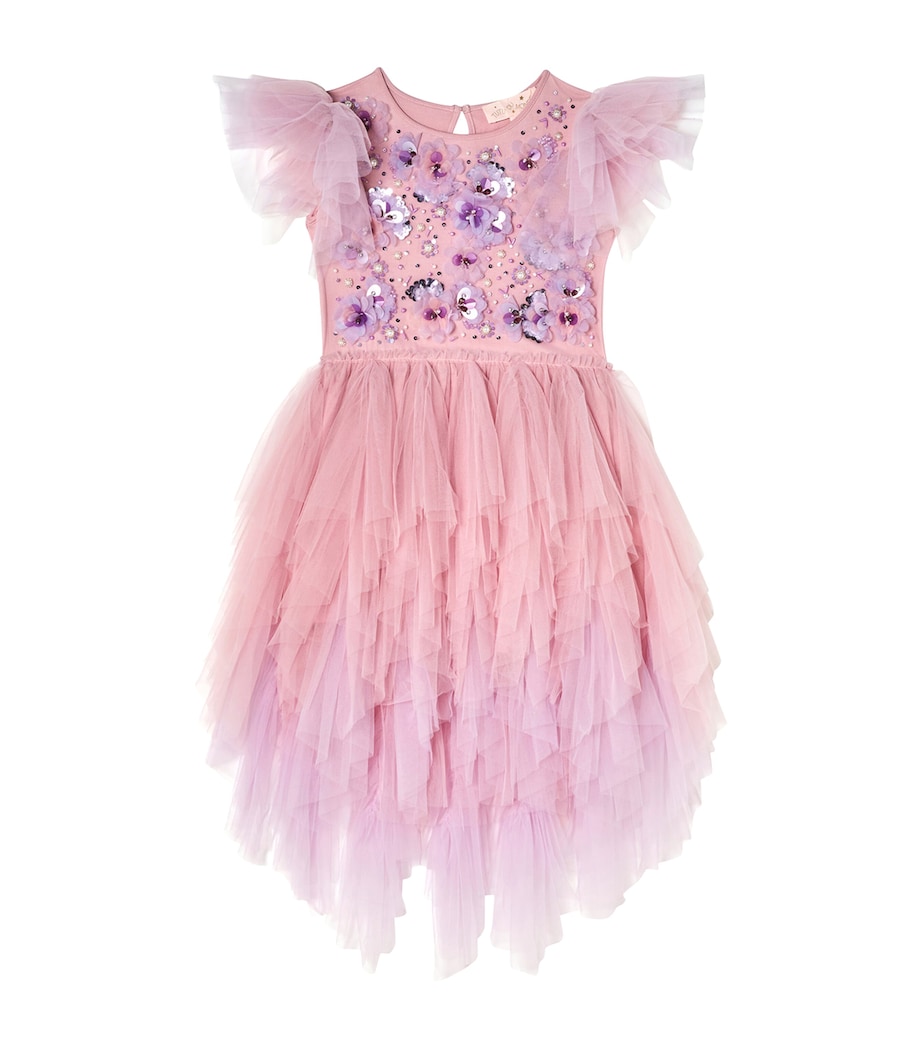 Tutu Du Monde Tulle Sparkle In Bloom Dress (2-12 Years) Diamond Blue Mix Image 1