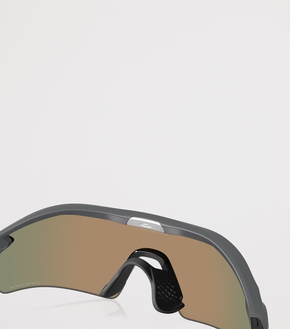 Oakley Radar Plate Rectangle Sunglasses Grey Image 7