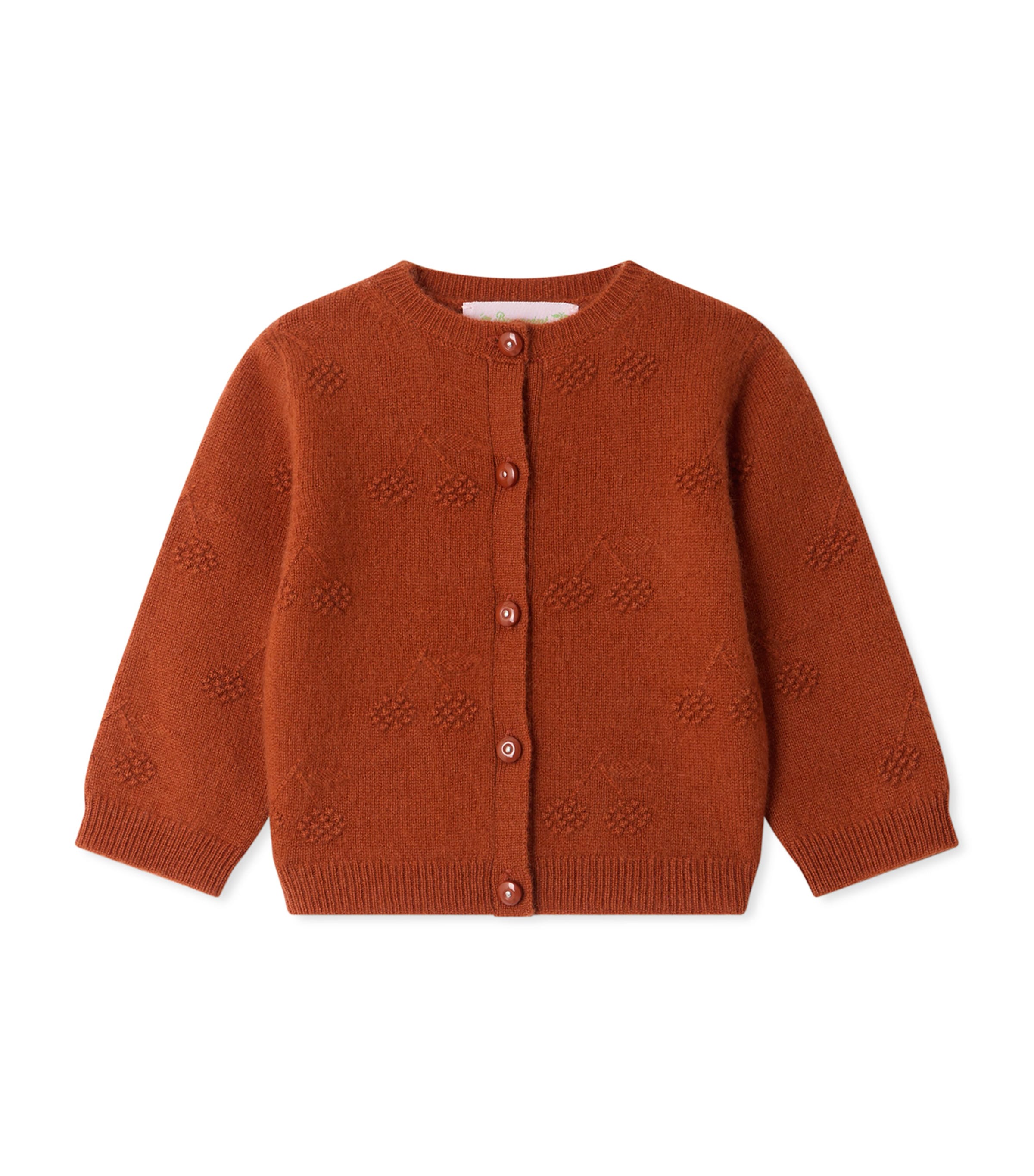 Bonpoint Cashmere Cardigan (6-18 Months) Praline Image 1