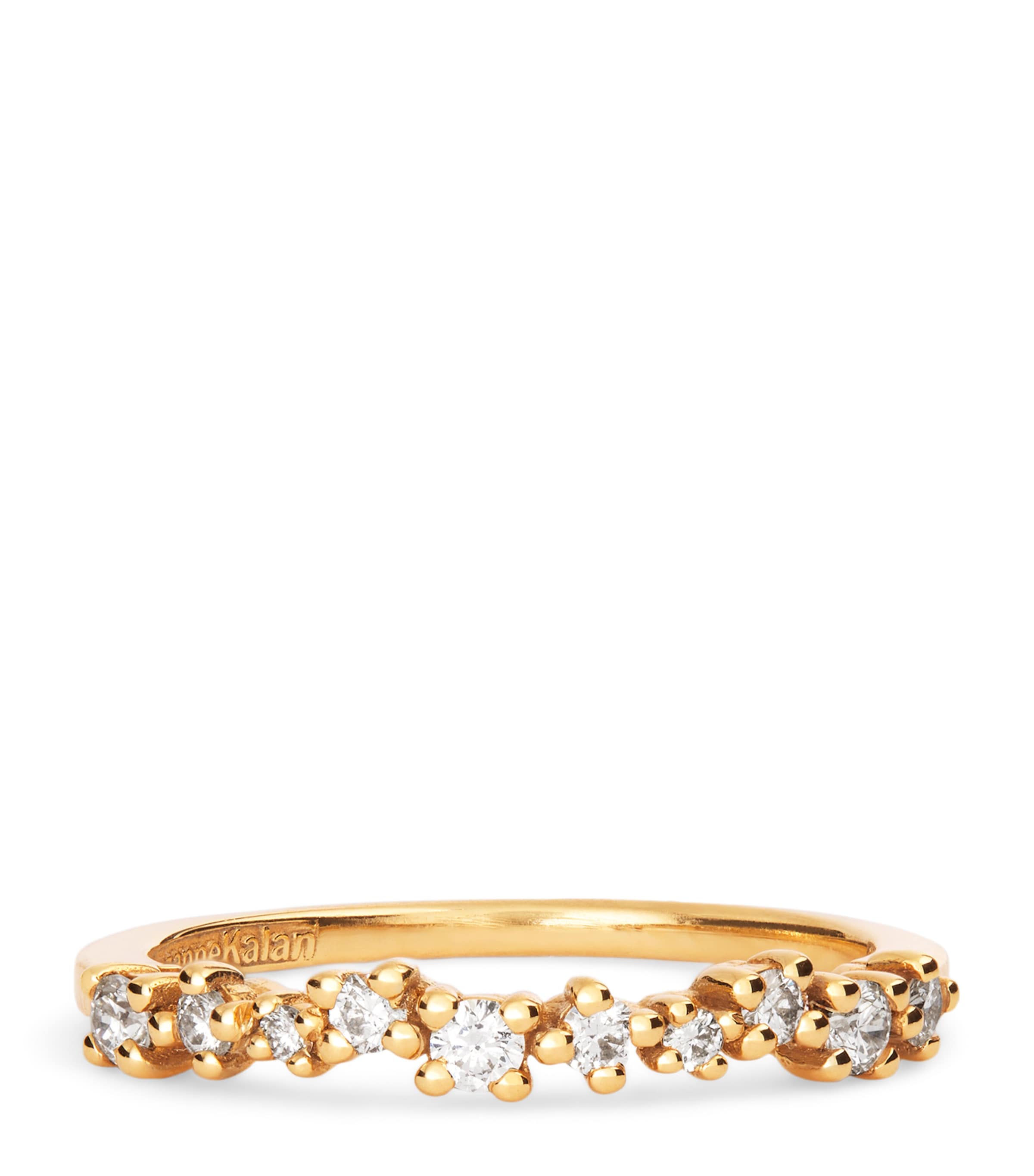 Yellow Gold and Diamond Classic Ring (Size 6.5) 18K YG/WD Image 1