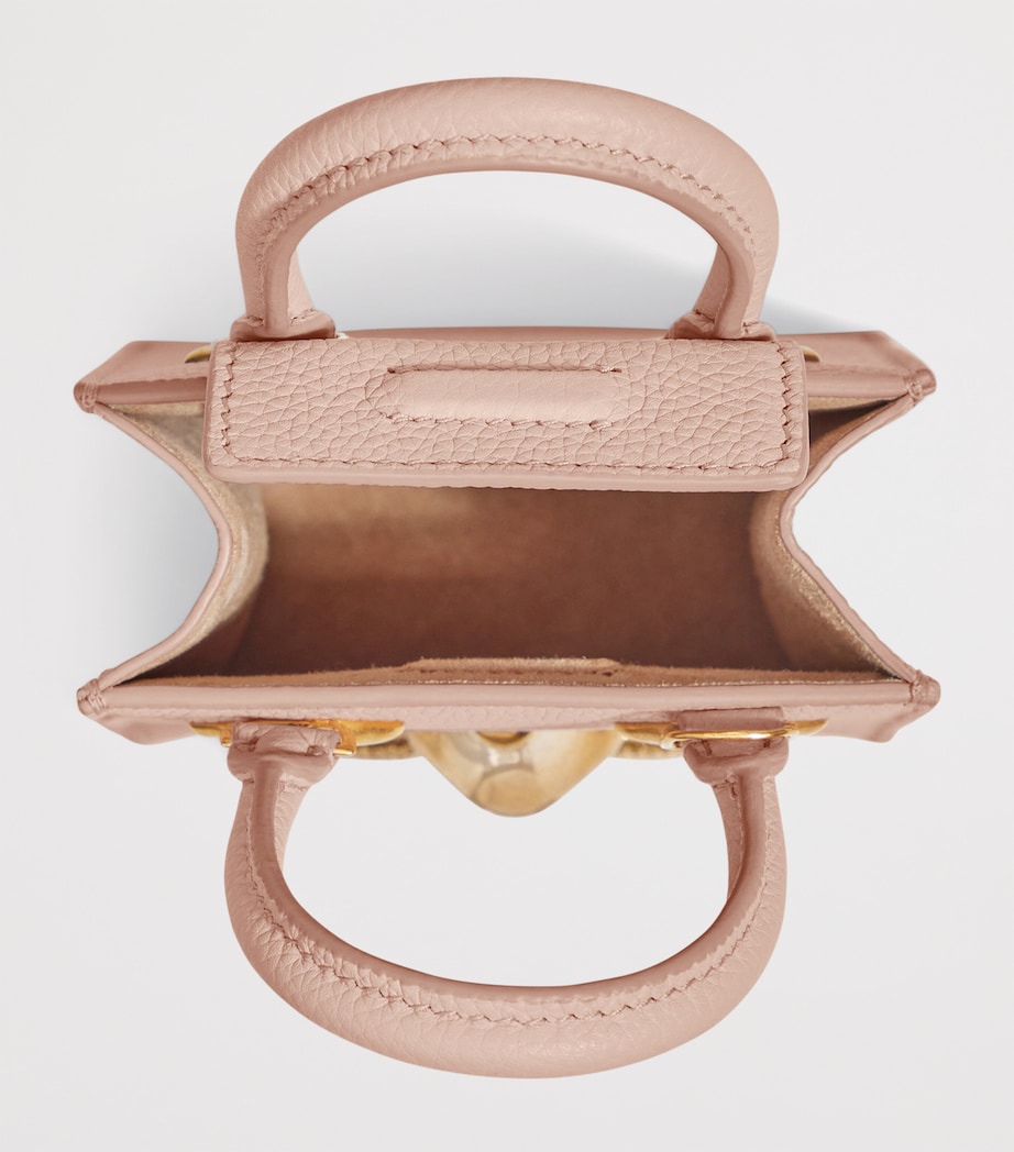 Mini Leather Face Top-Handle Bag 440 BLUSH PINK Image 6