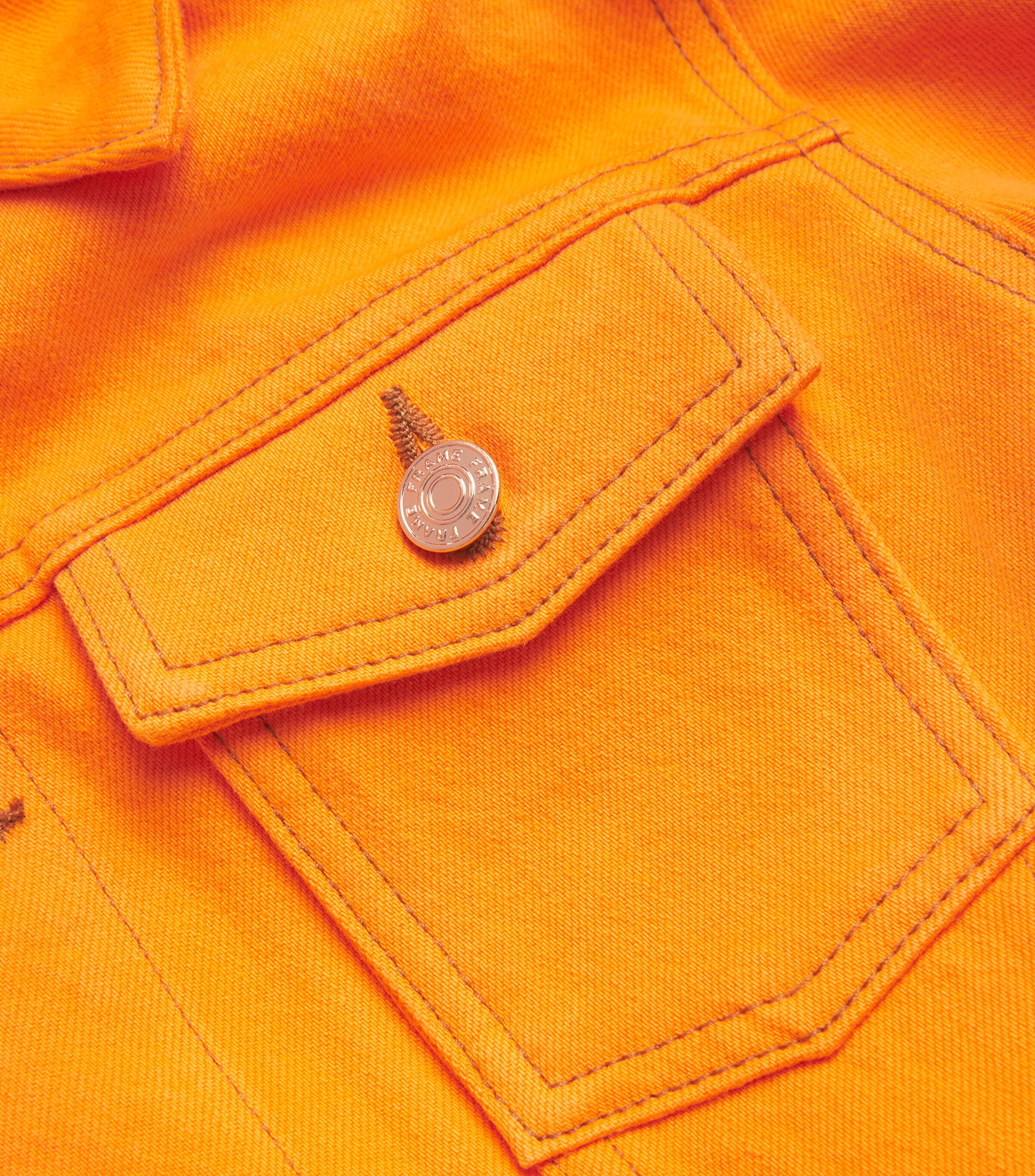 x Carolina Herrera Tailored Denim Jacket MARIGOLD Image 5