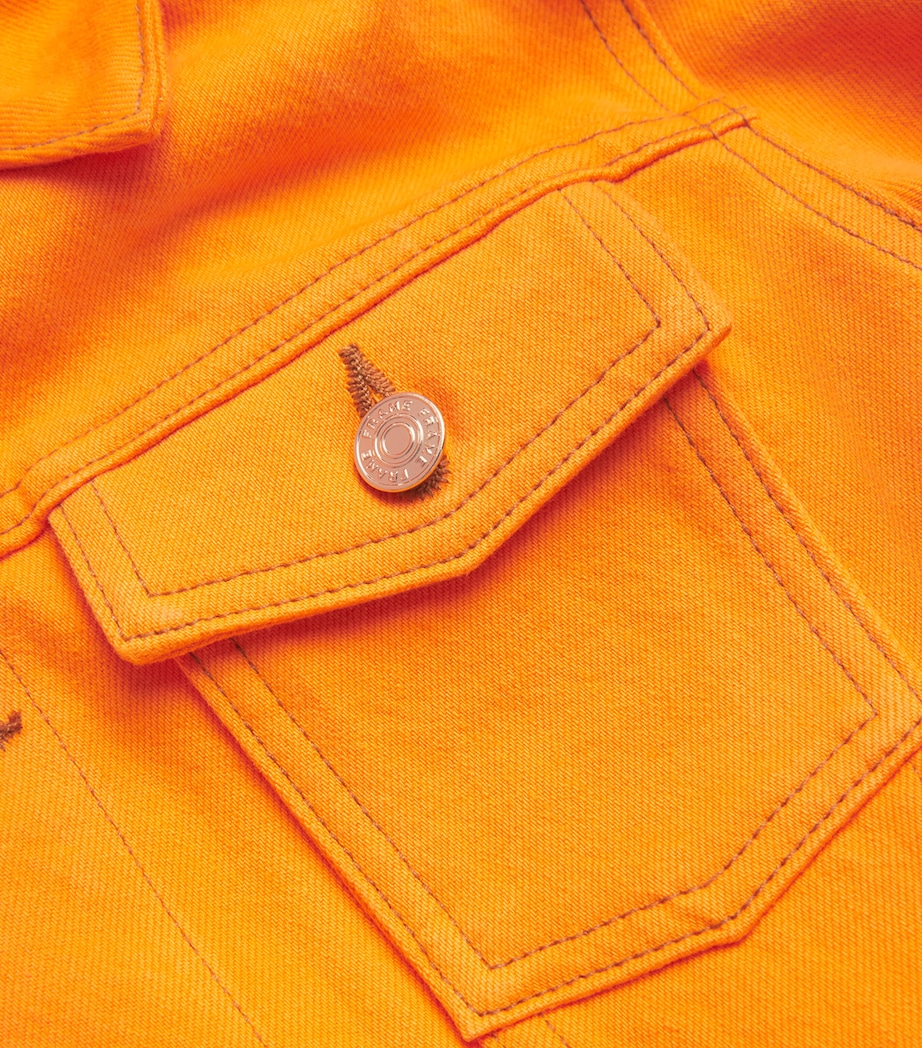 x Carolina Herrera Tailored Denim Jacket MARIGOLD Image 5