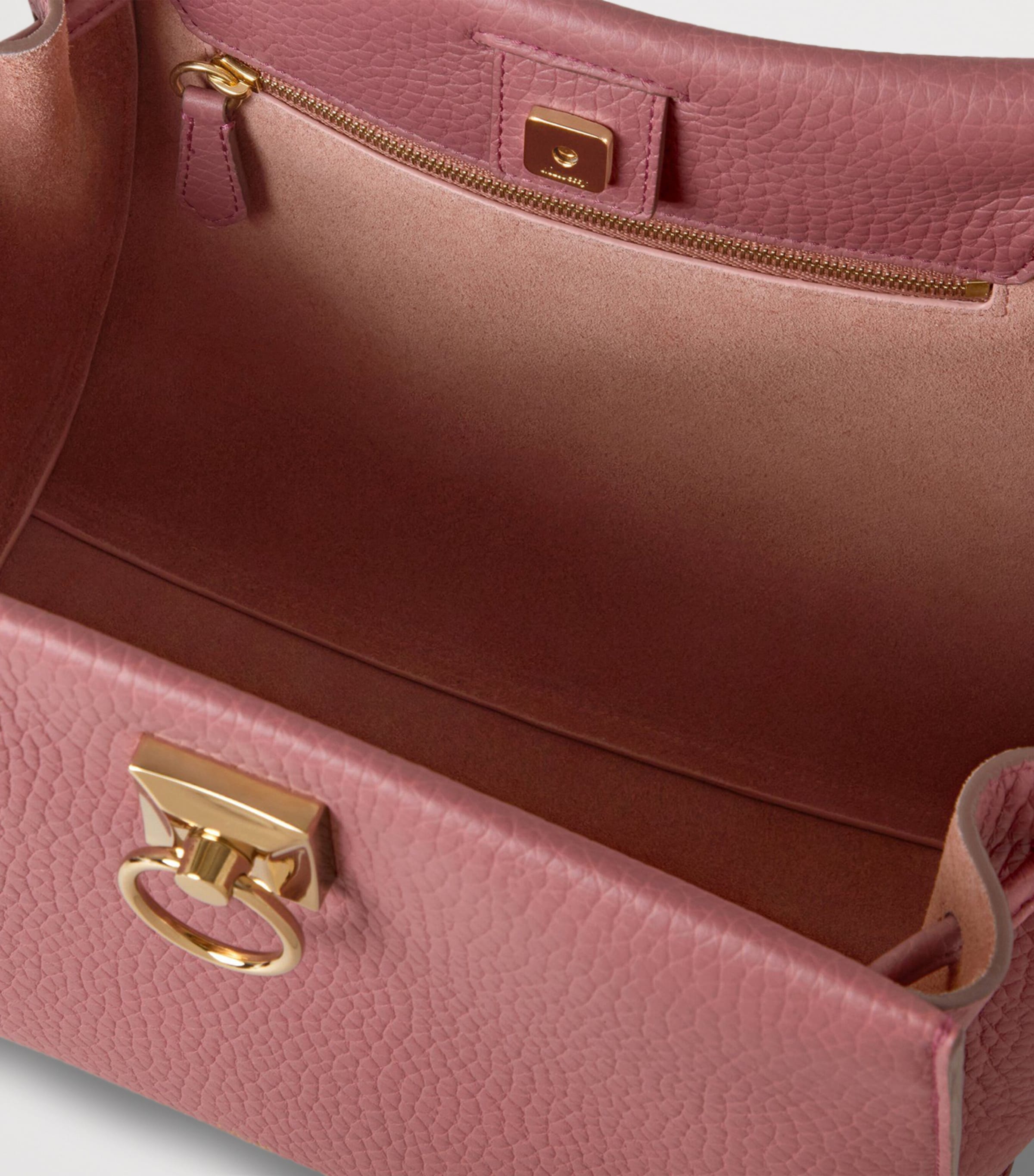 Mulberry Small Leather Iris Shoulder Bag Pink Scrumpy Image 5
