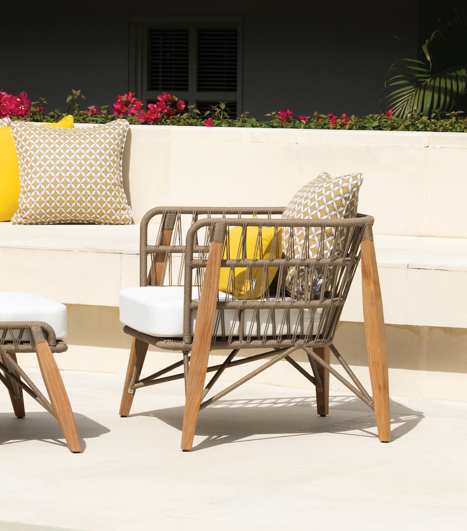 Pimlico Club Outdoor Armchair WHITE Image 10