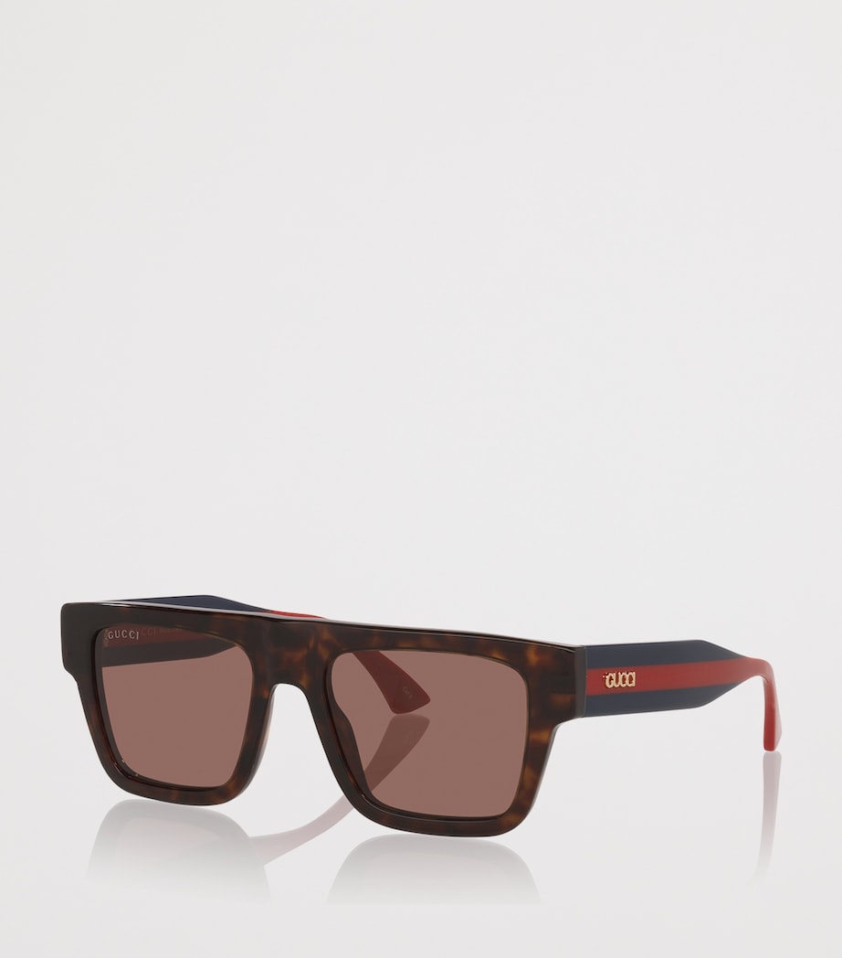 Acetate Rectangle Sunglasses 4402D1 Image 2