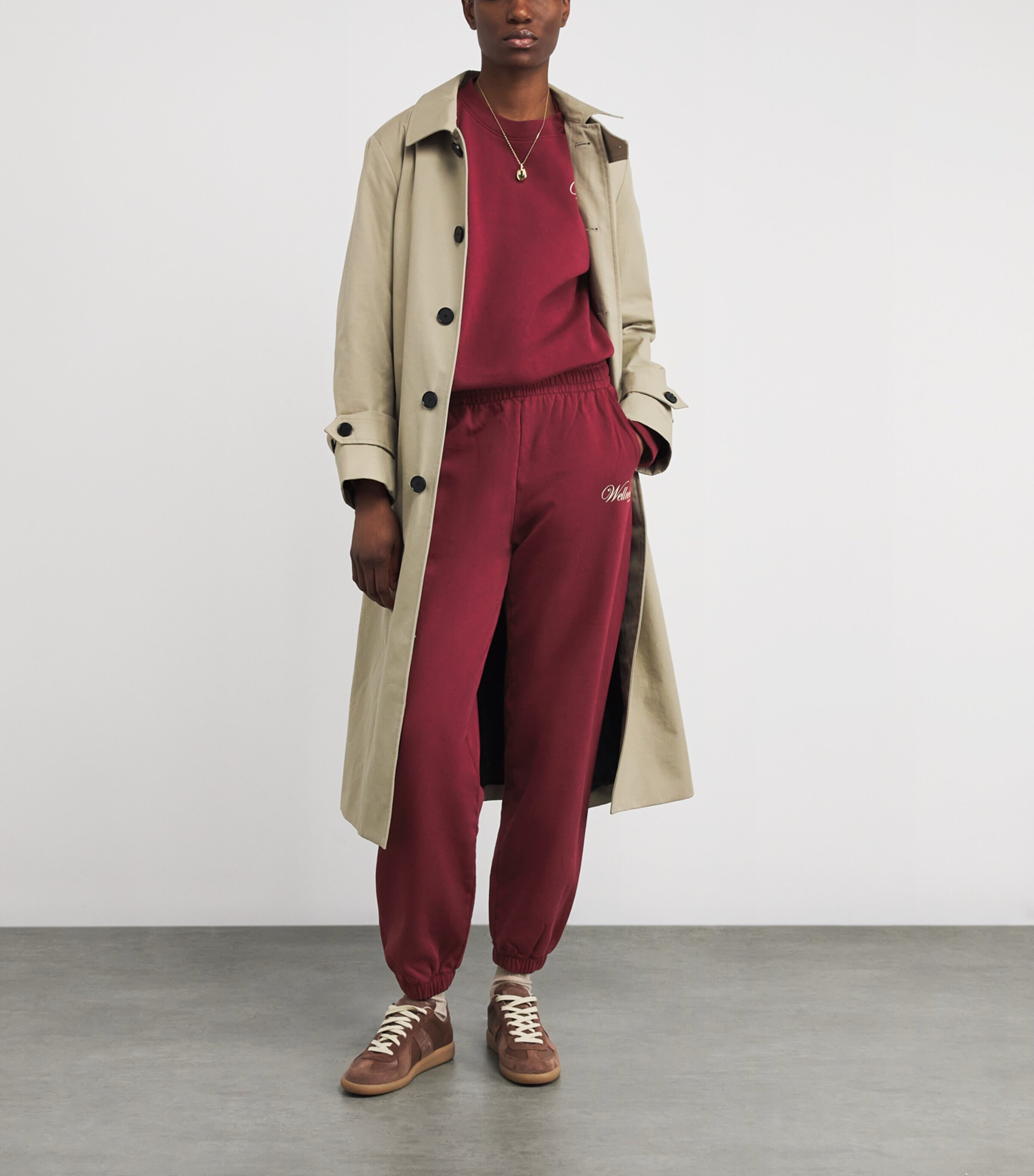 Cotton Soho Sweatshirt 27 MERLOT Image 2