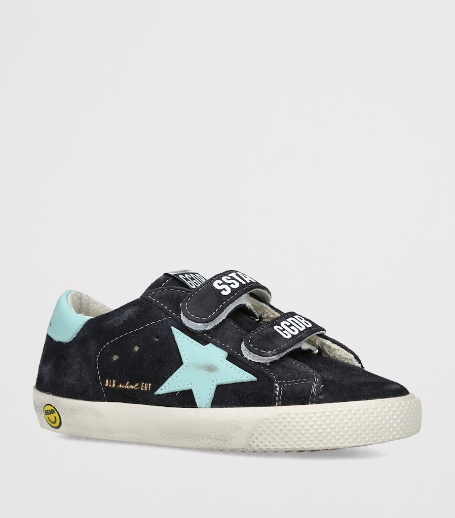 Golden Goose Suede Old School Sneakers Navy Image 2