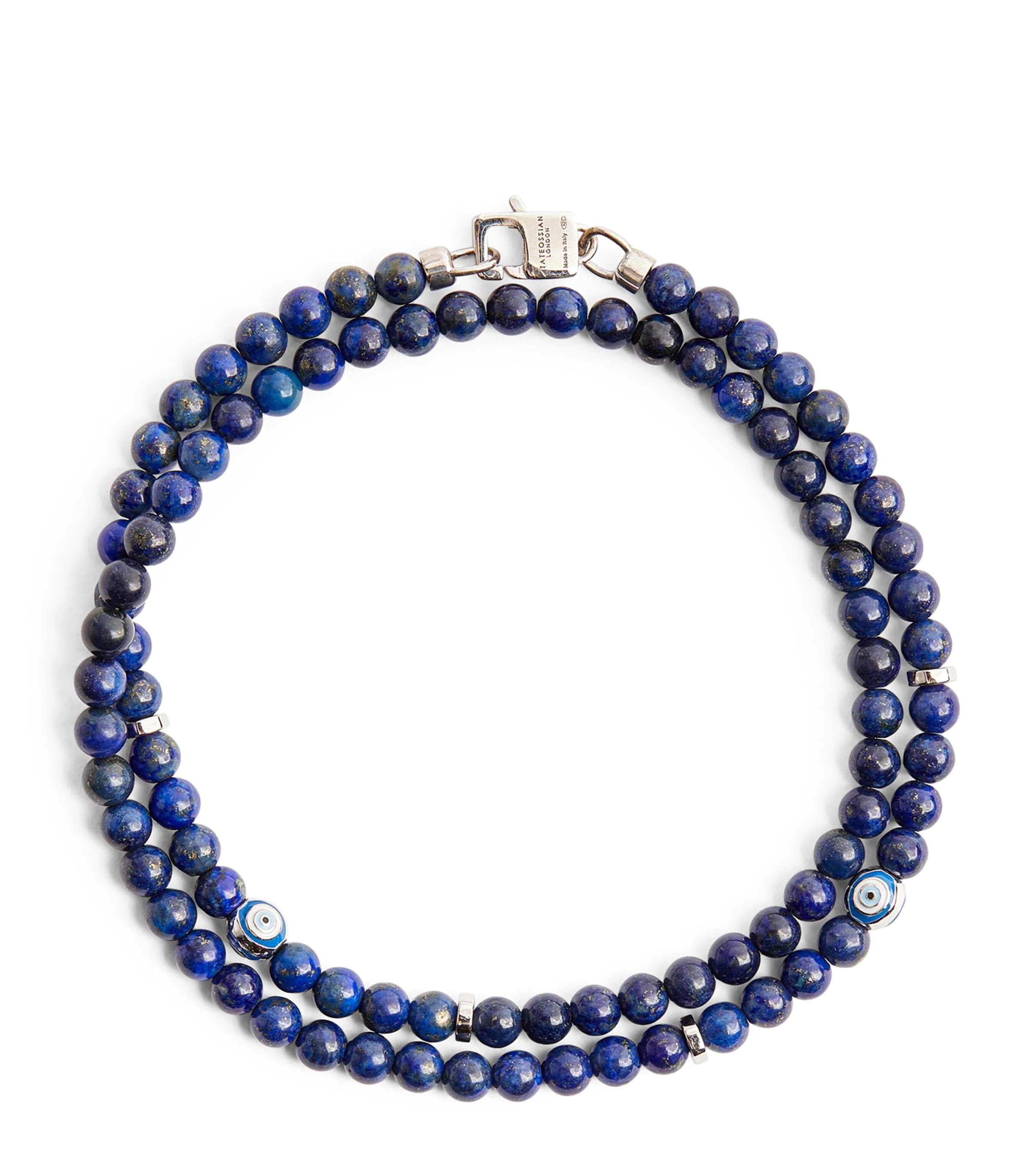 TATEOSSIAN LAPIS LAZULI EVIL EYE BRACELET 