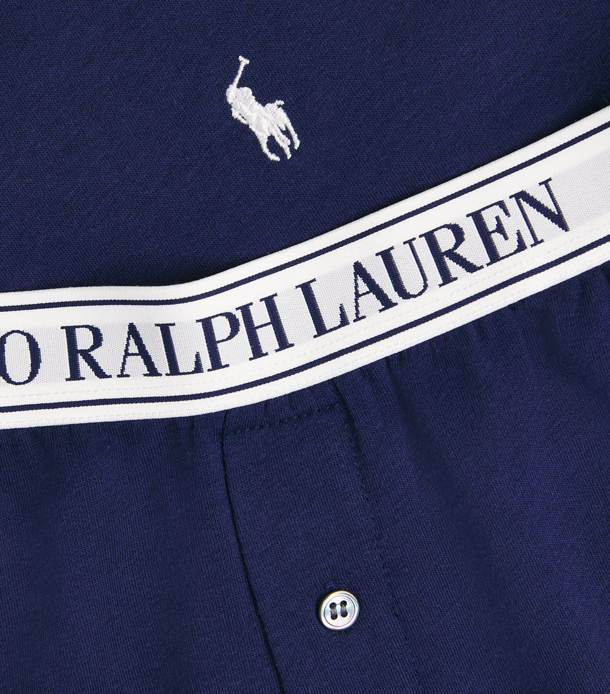 Polo Ralph Lauren Womens Polo Pony Pyjama Set Navy Image 6