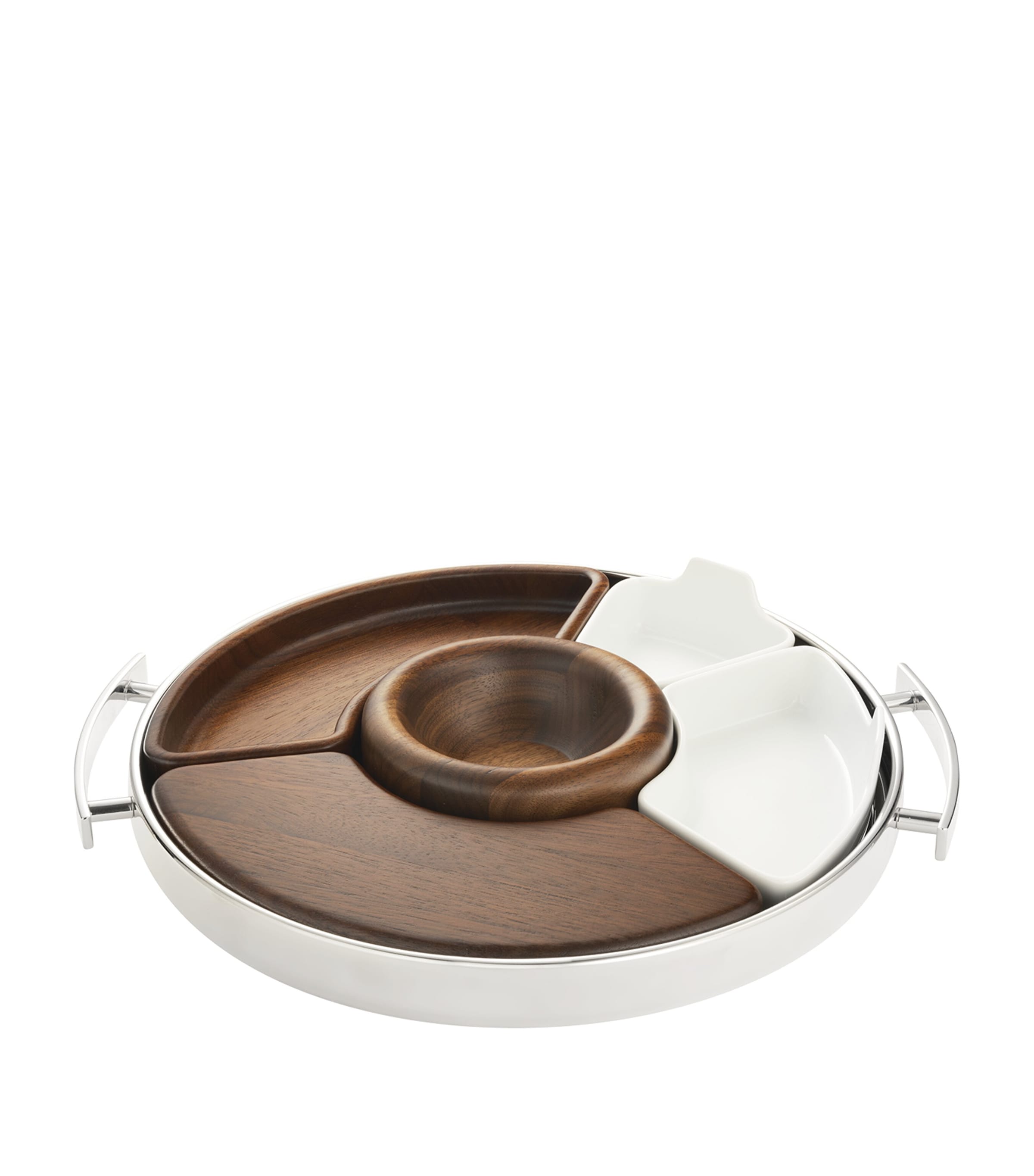 Christofle Stainless Steel MOOD Coffee Tray (32cm) | Dining | Serveware | Serving Trays | Designers | Christofle