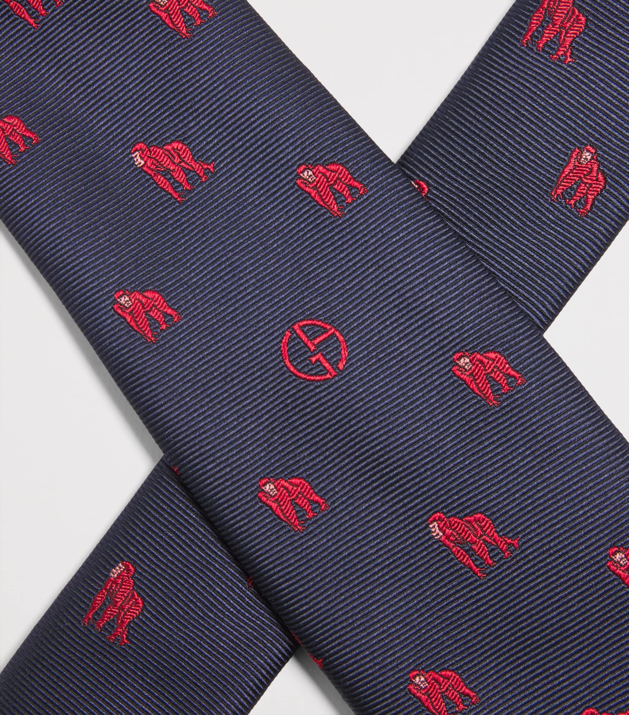 Silk Gorilla Jacquard Tie FB161 Image 3
