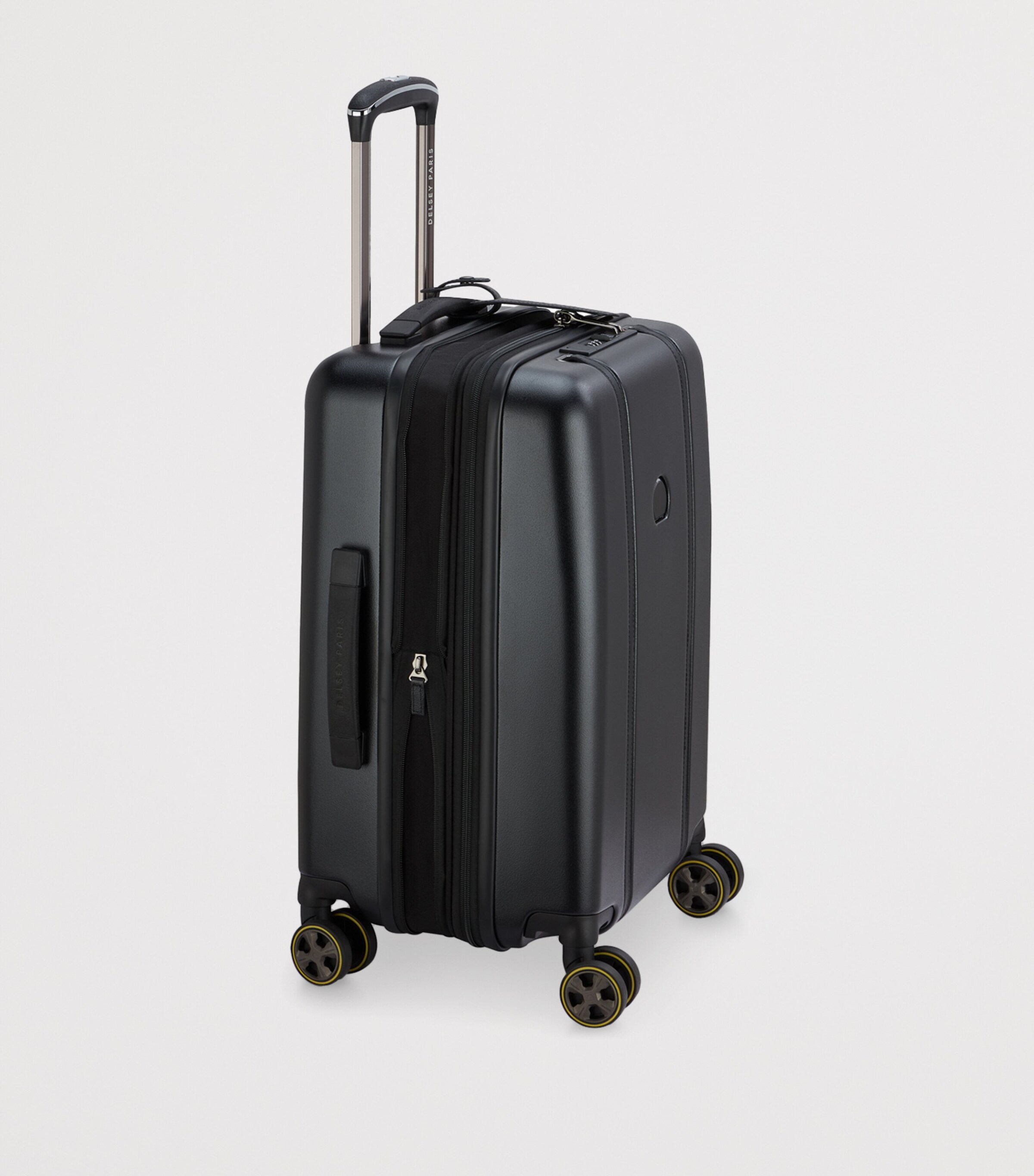 Delsey Cadence Expandable Hard Cabin Suitcase (55cm) Deep Black Image 8