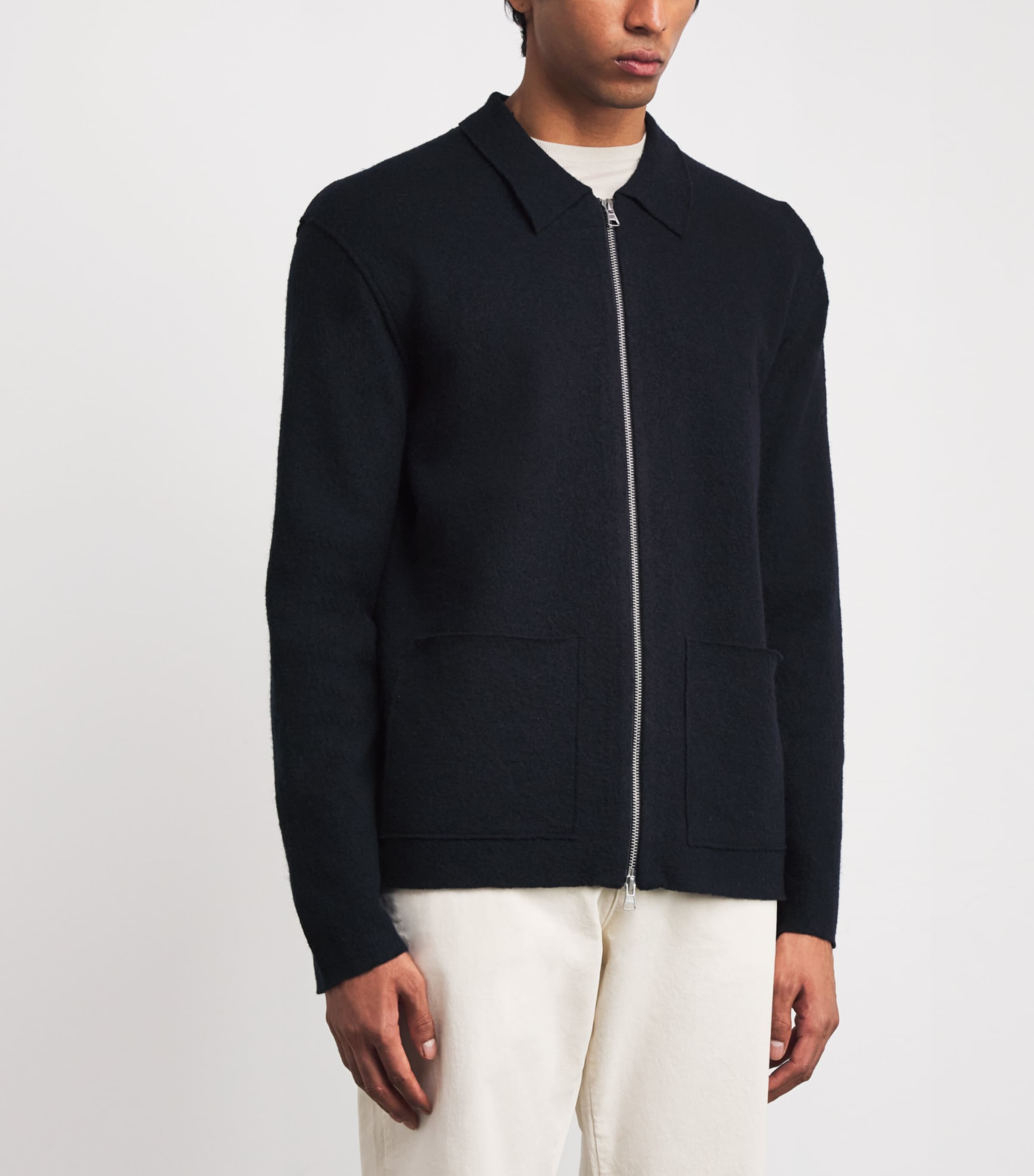 Wool Jonas Overshirt NAVY BLUE Image 3