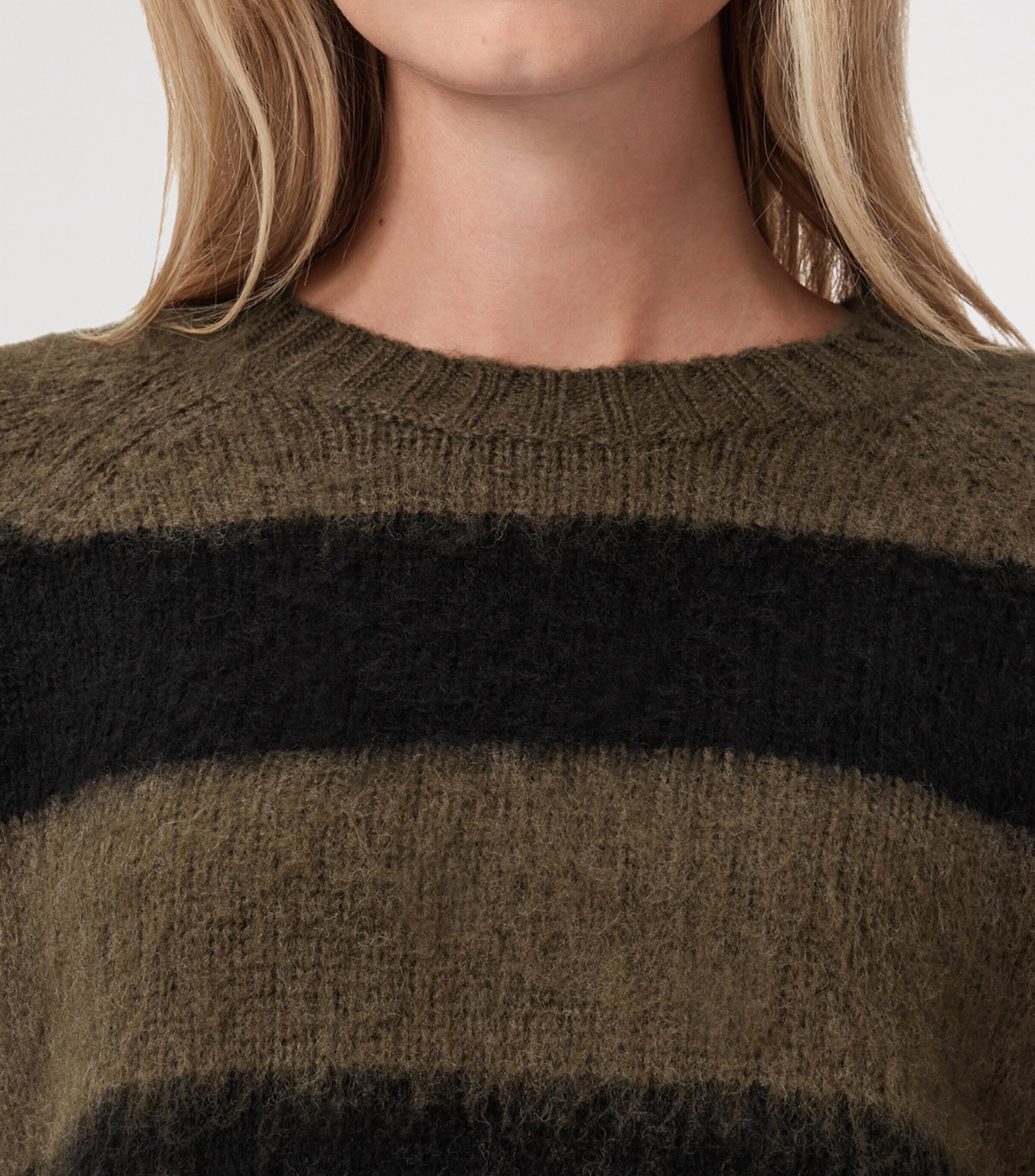 Stripe Lou Sweater BLACK/GREEN Image 7