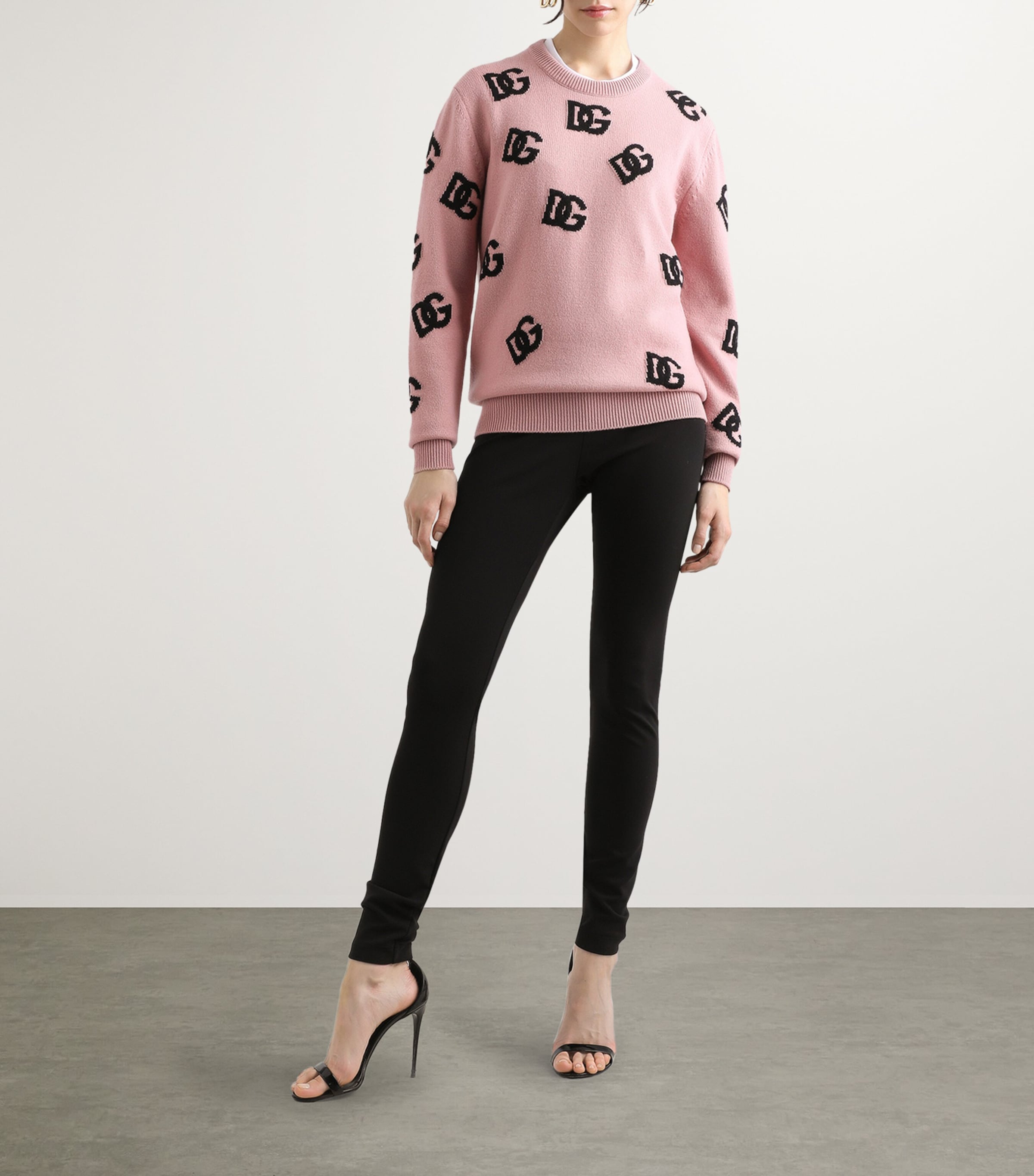 Silk Skinny Trousers N0000-BLACK Image 2