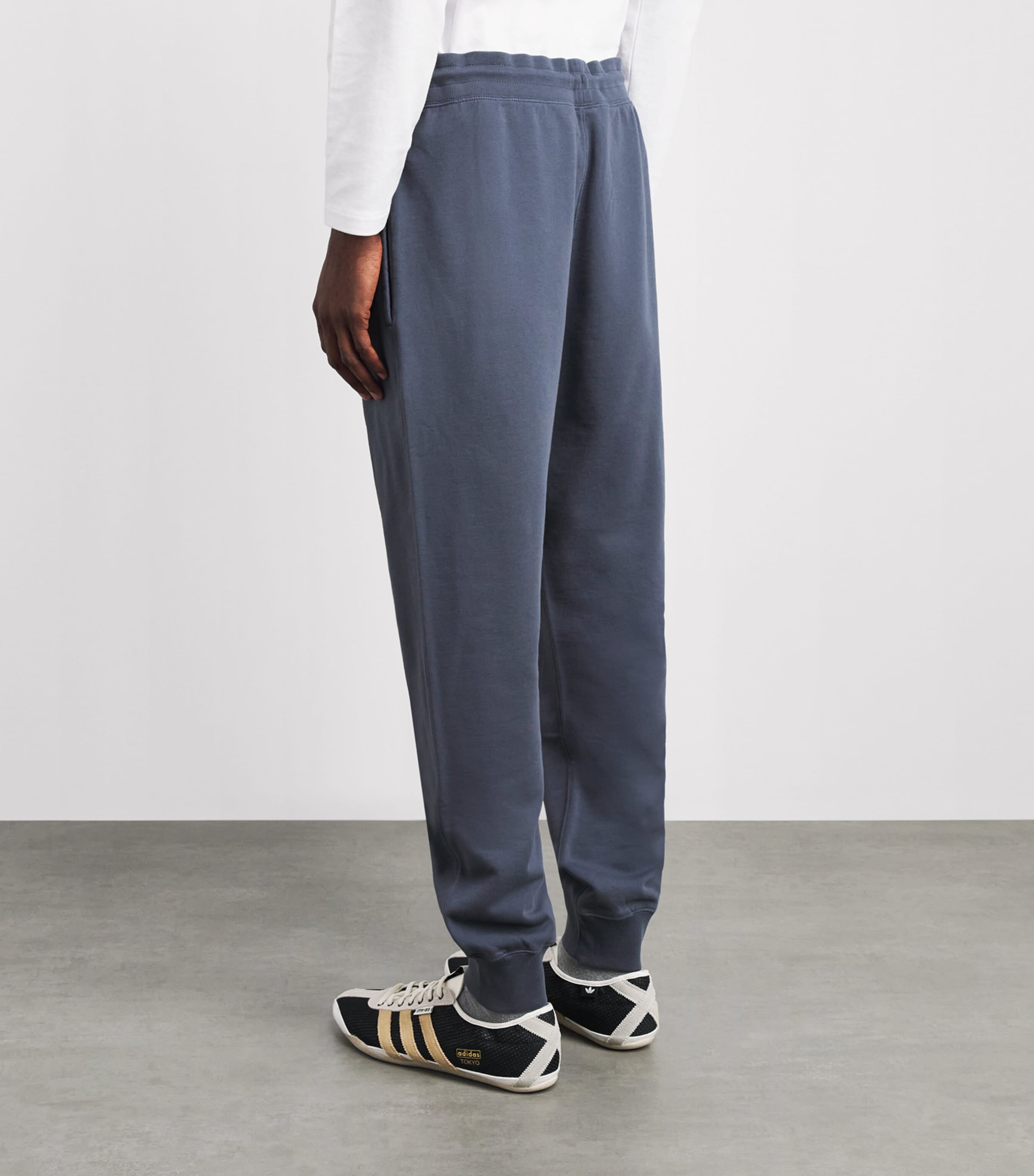 Canada Goose Mens Organic Cotton Loon Sweatpants Dusk Blue Image 5
