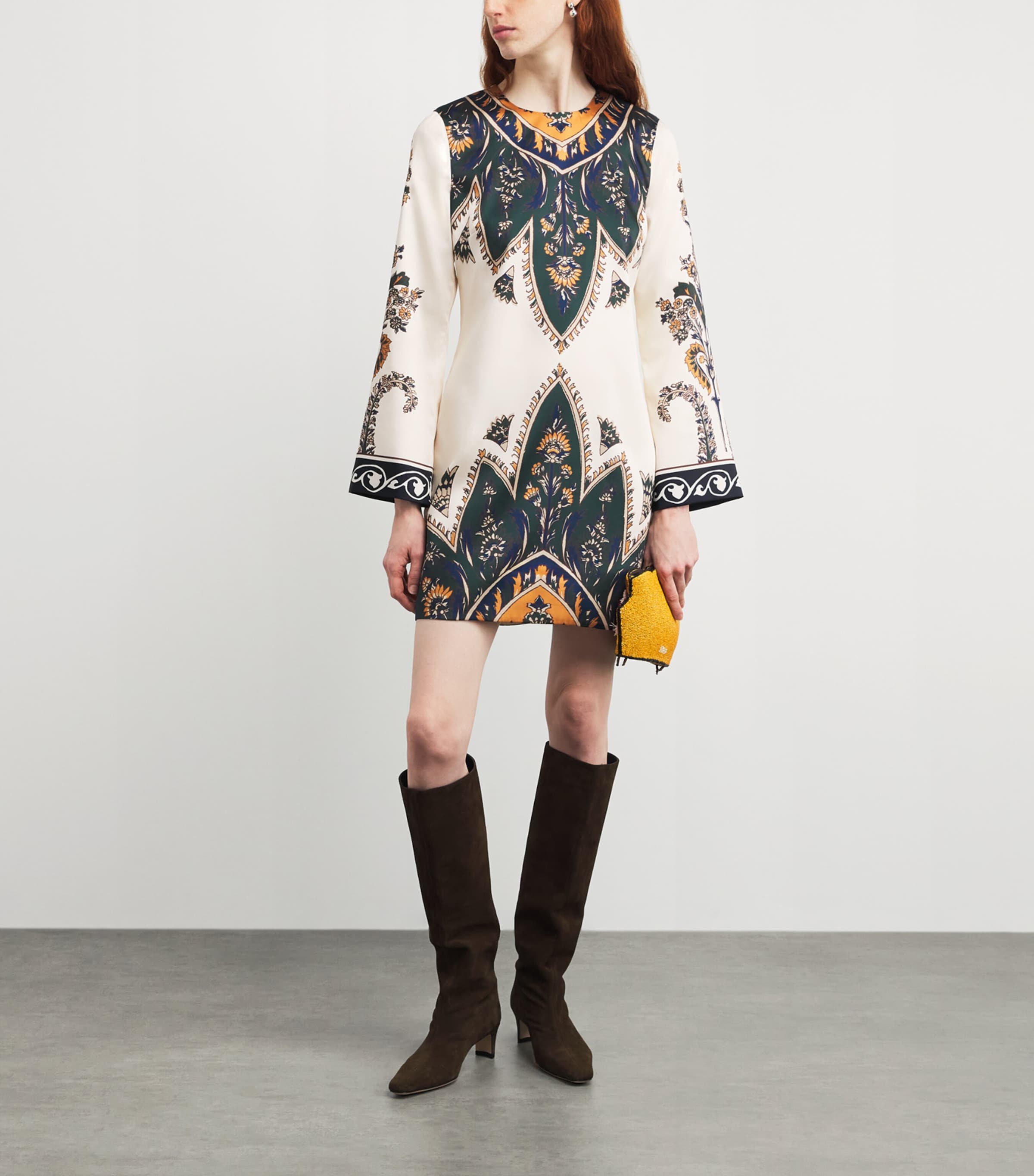 Cromwell Mini Dress W0470 ECRU MULTI Image 2