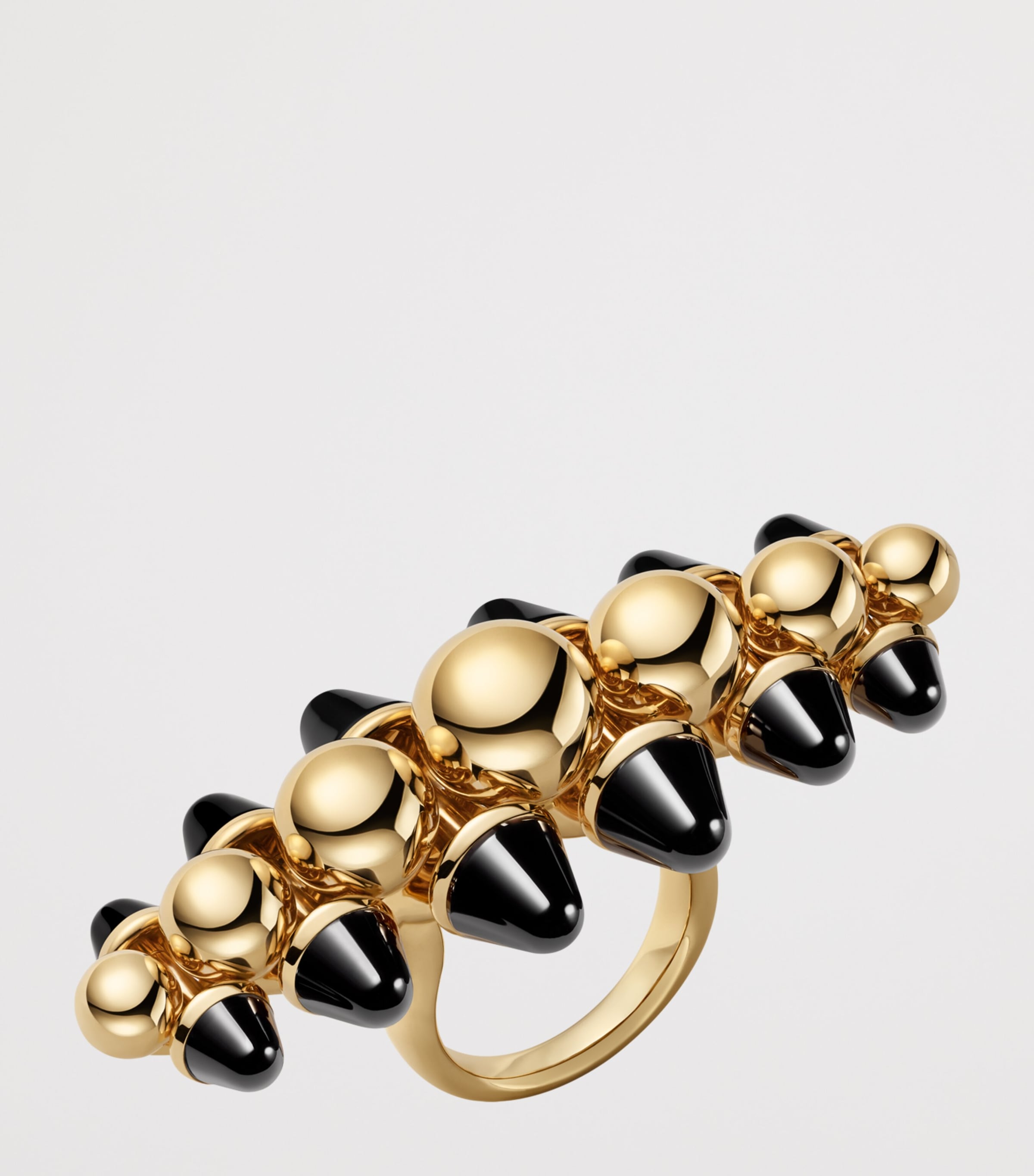 Cartier Yellow Gold and Onyx Clash de Cartier XL Ring Yellow Gold Image 4