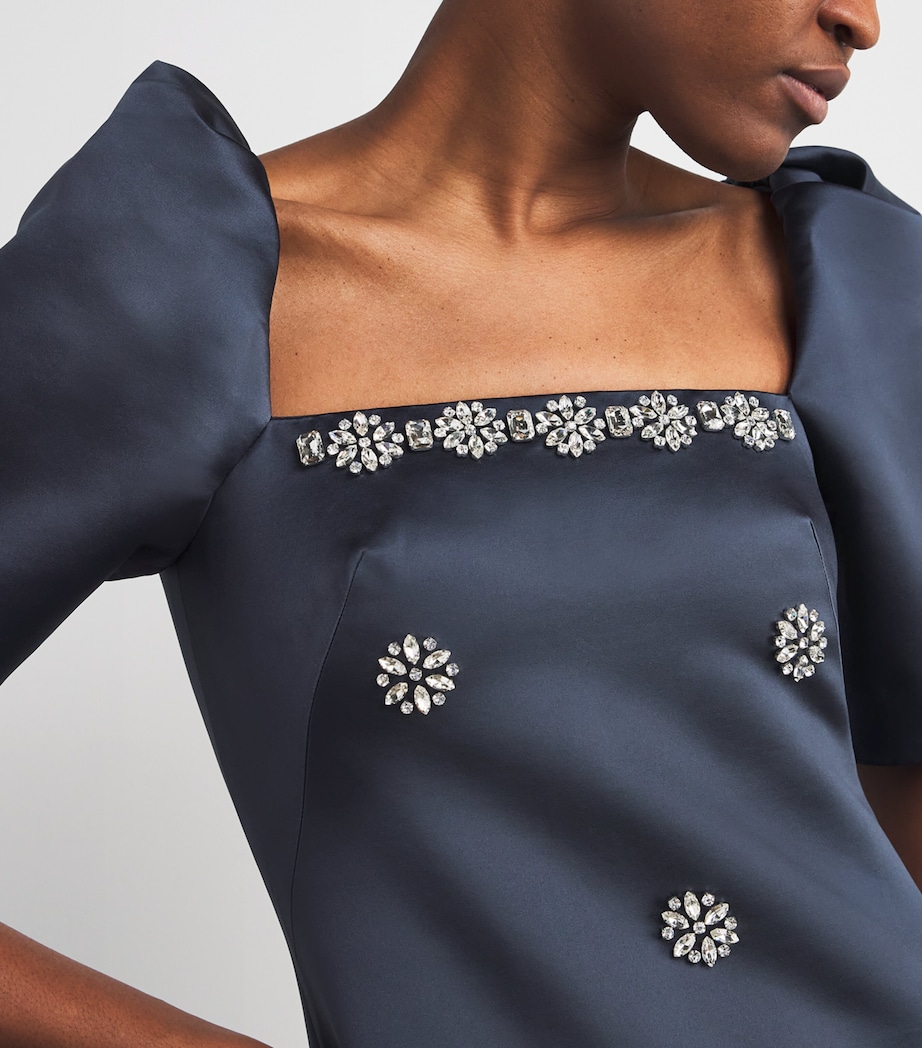 Duchesse Satin Dea Gown MIDNIGHT Image 4