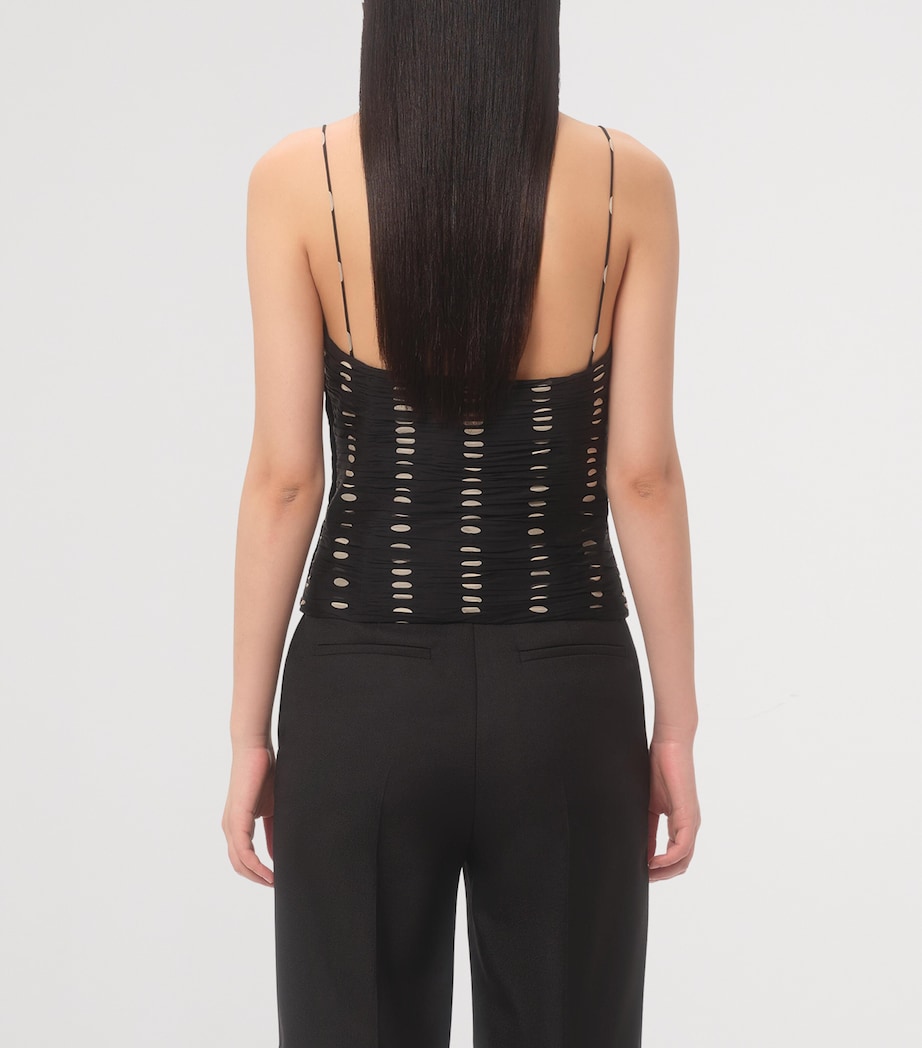 Silk Polka-Dot Top TB1 Image 4