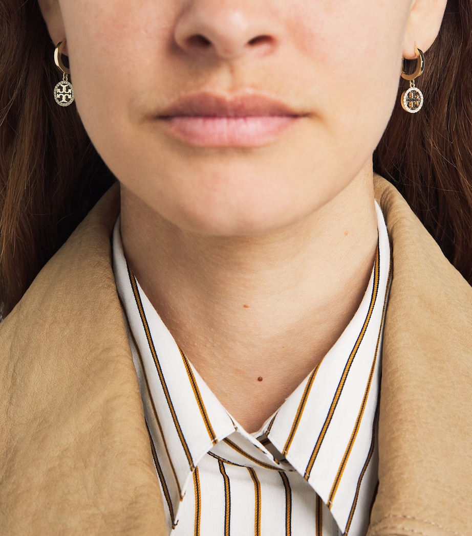 Miller Huggie Earrings 783 TORY GOLDCRYSTAL Image 5