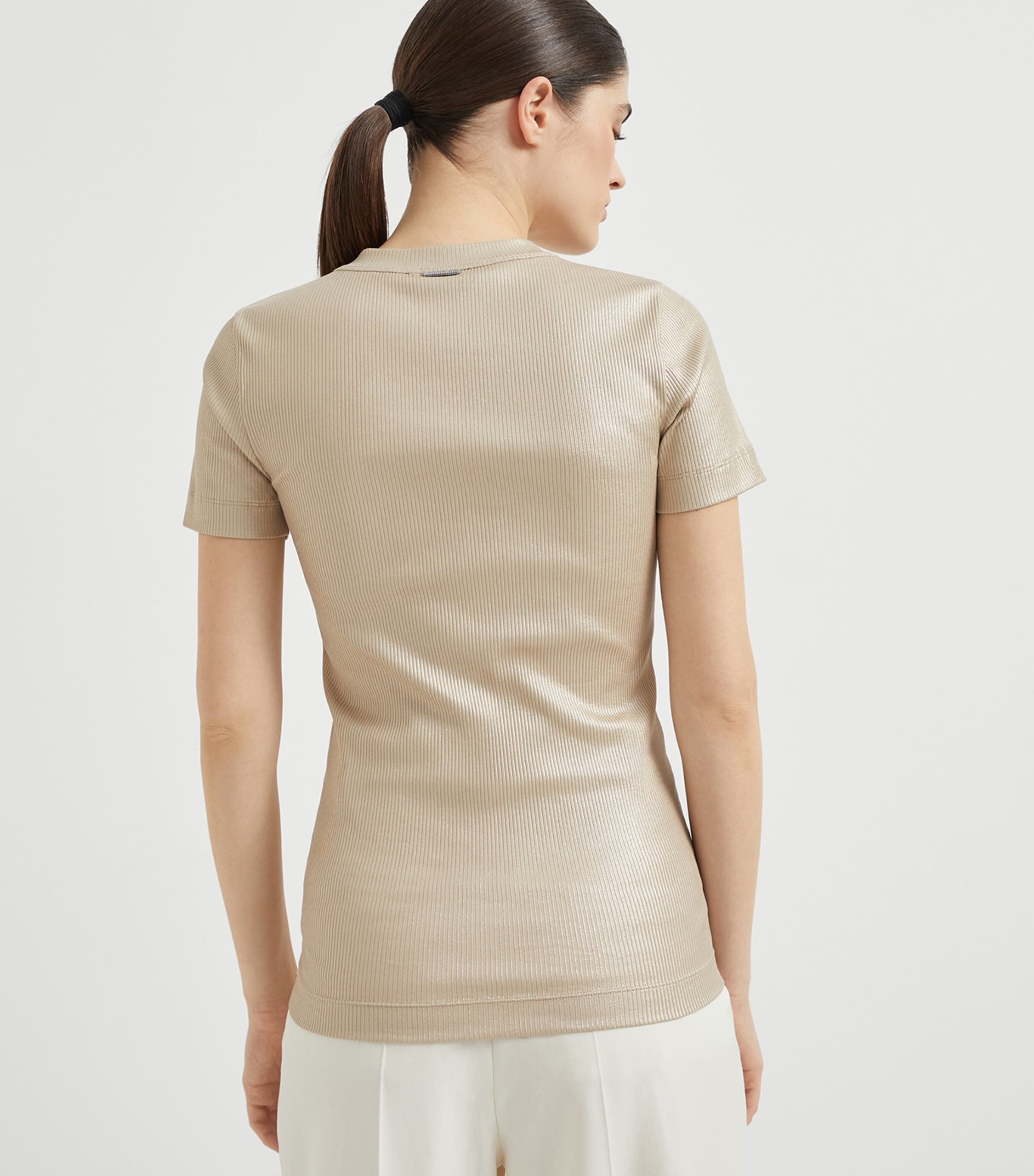 Stretch-Cotton Monili T-Shirt C002 Image 3