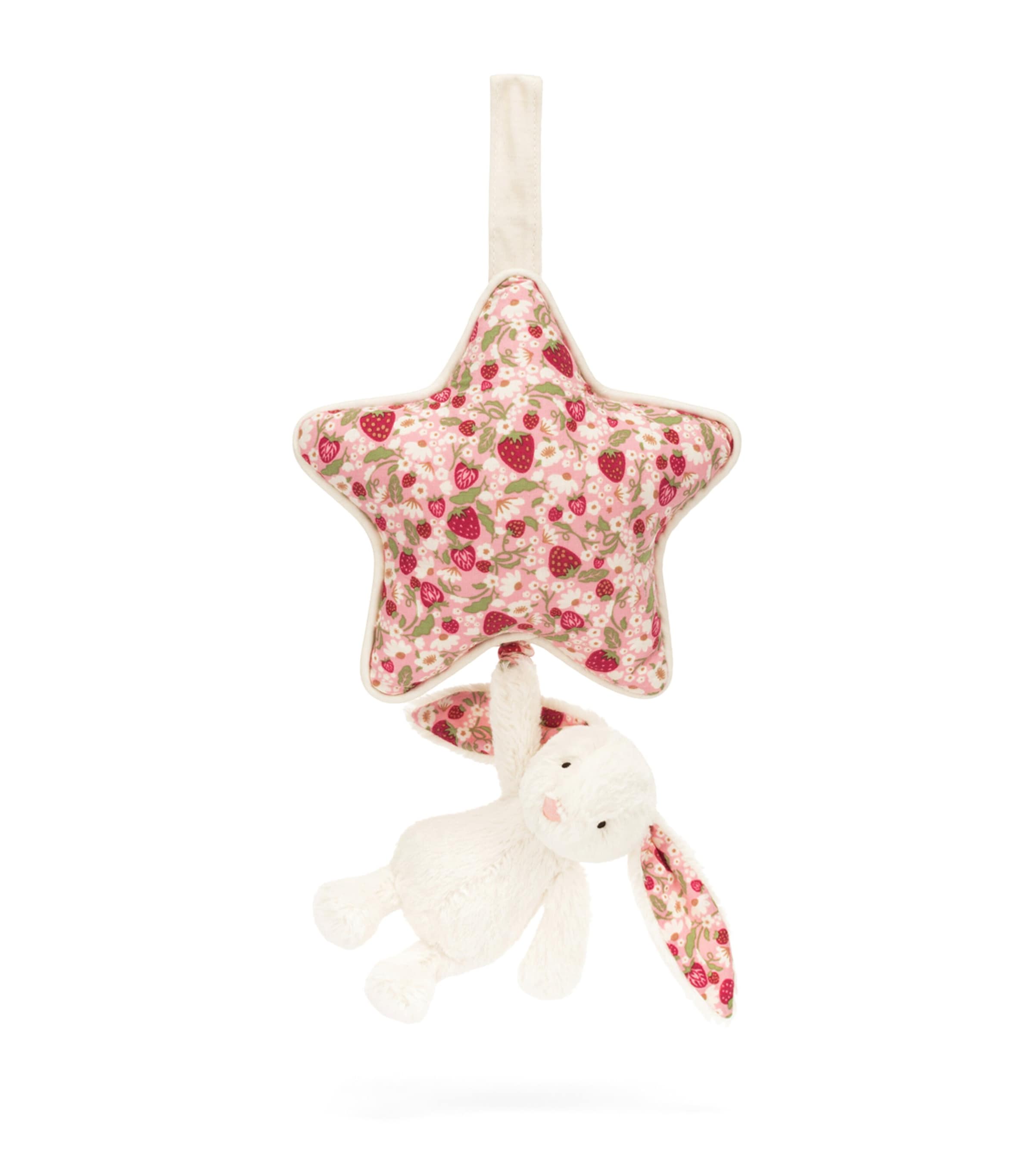 Jellycat Blossom Bunny Berry Musical Pull Toy Image 1