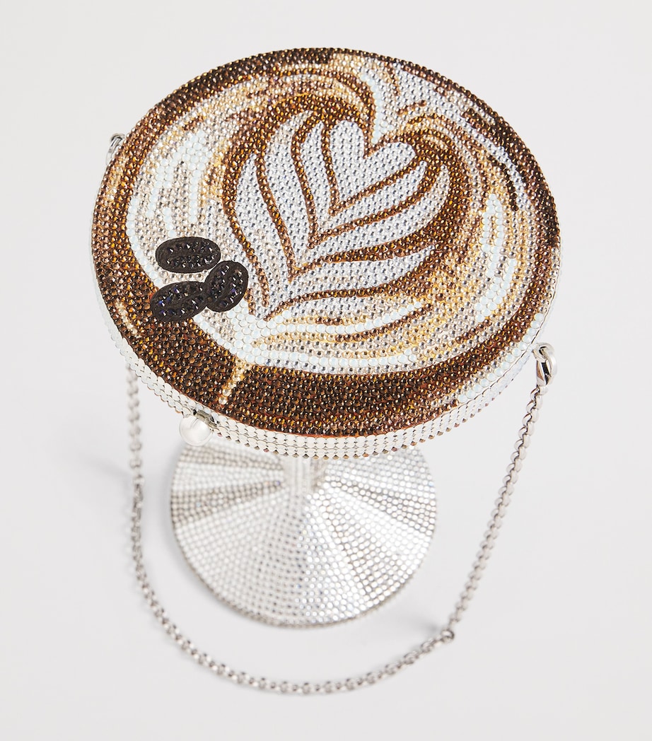 Crystal Espresso Martini Clutch Bag SRHMT SLVR RHINE MLT Image 5