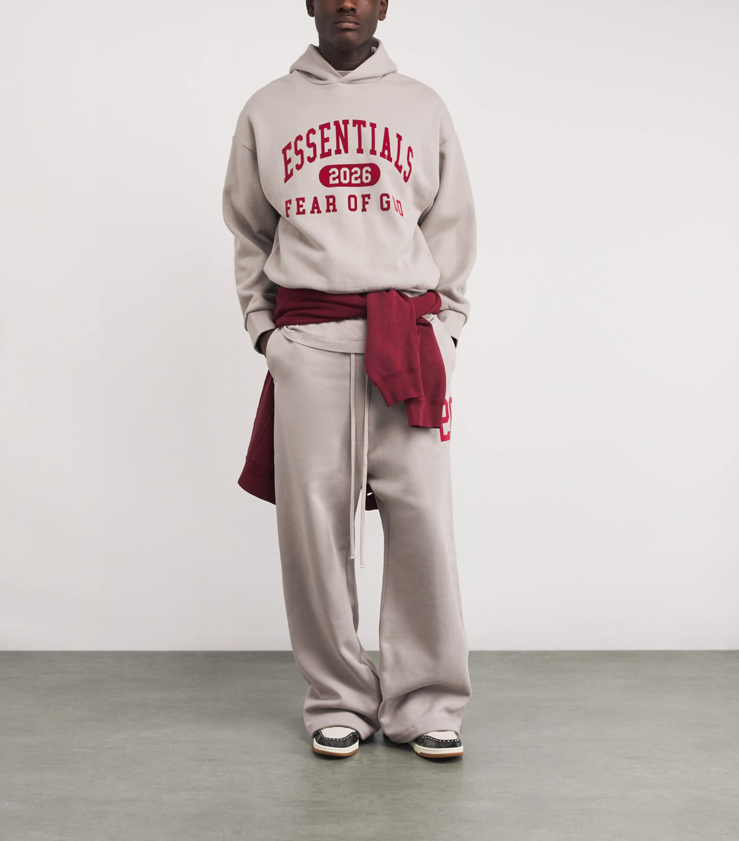 Varsity Logo Hoodie SMOKE GREY Image 2