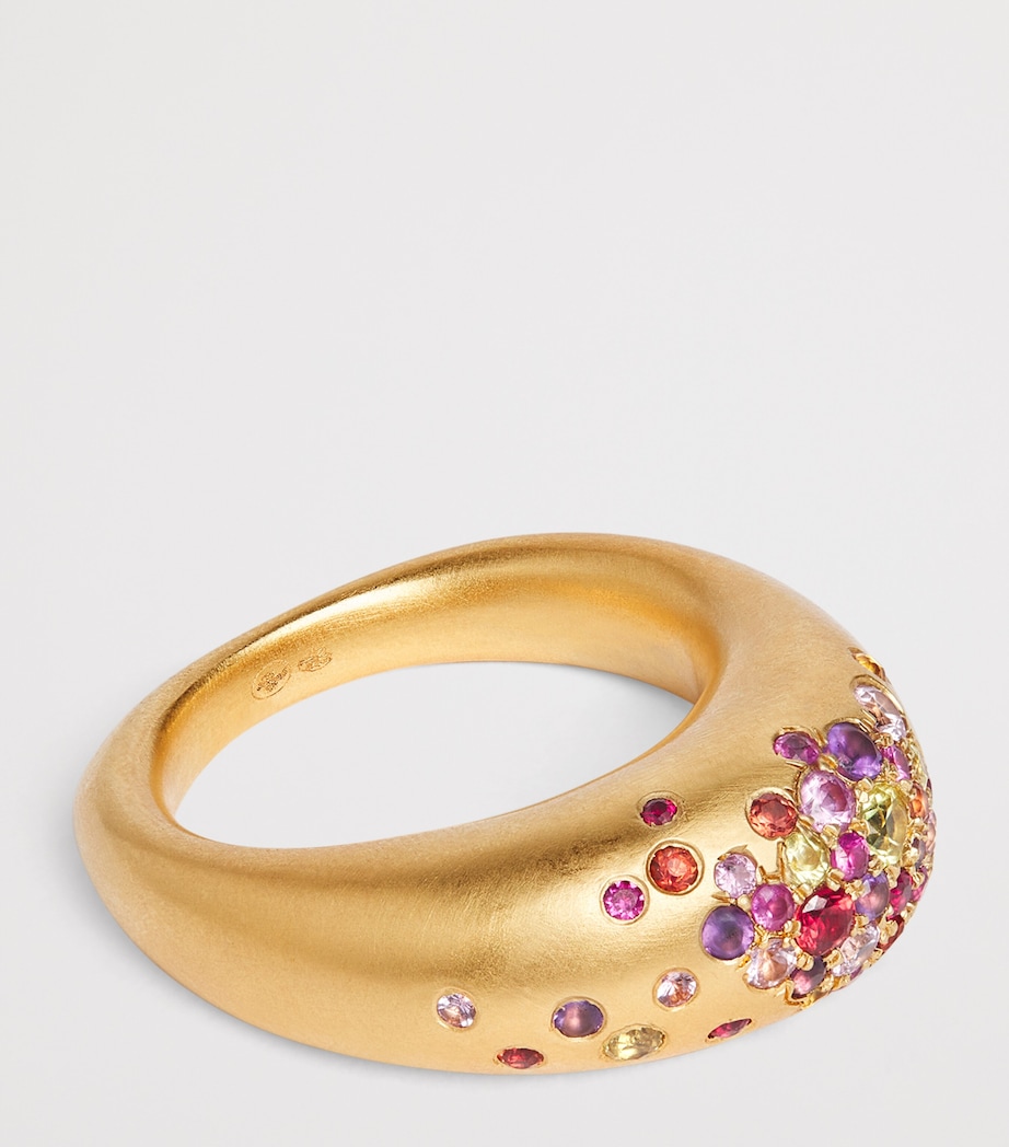 Yellow Gold and Sapphire My Muse Urban Summer Nights Ring YELLOW GOLD Image 4