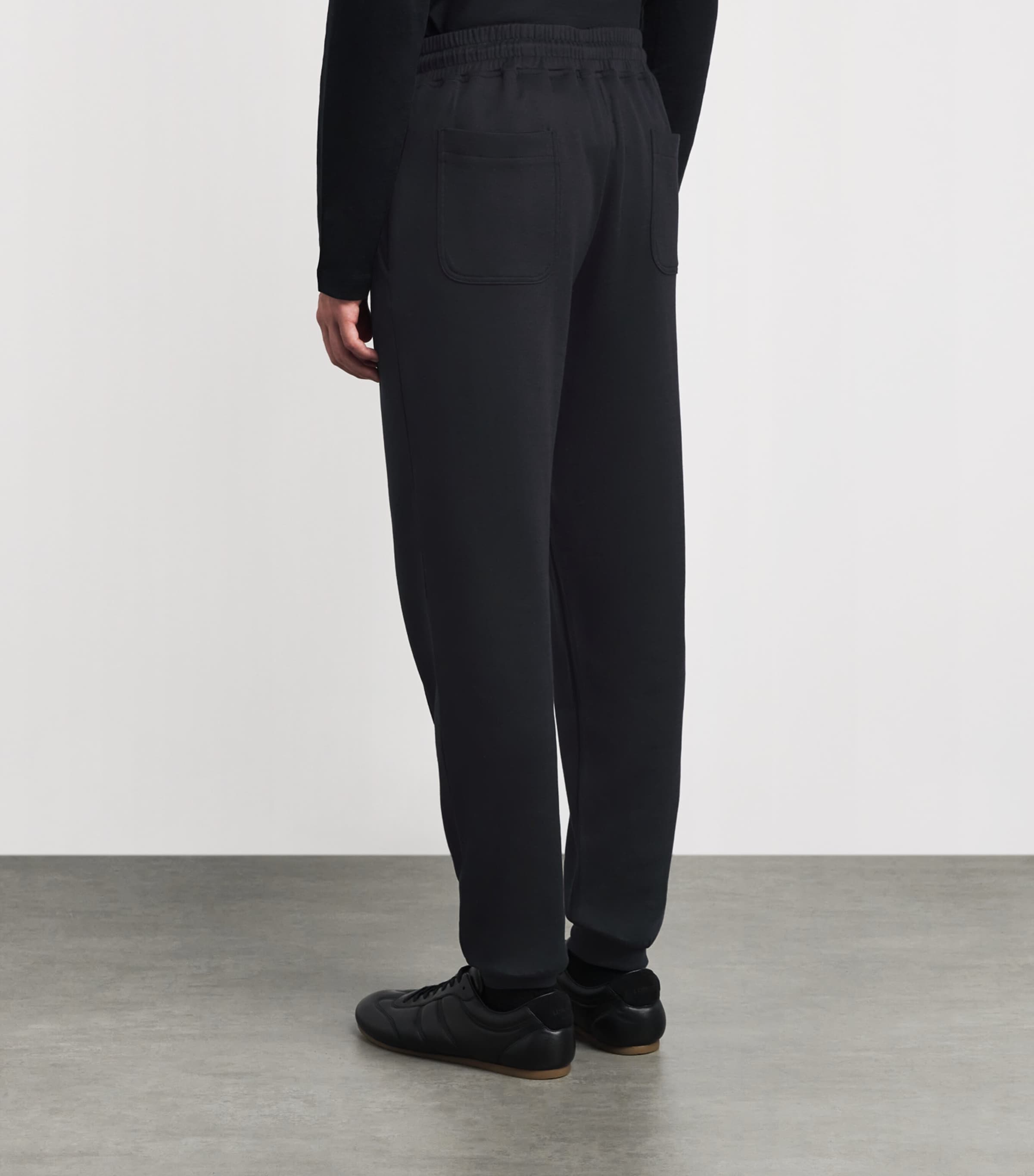 Cotton-Blend Sweatpants NERO Image 4