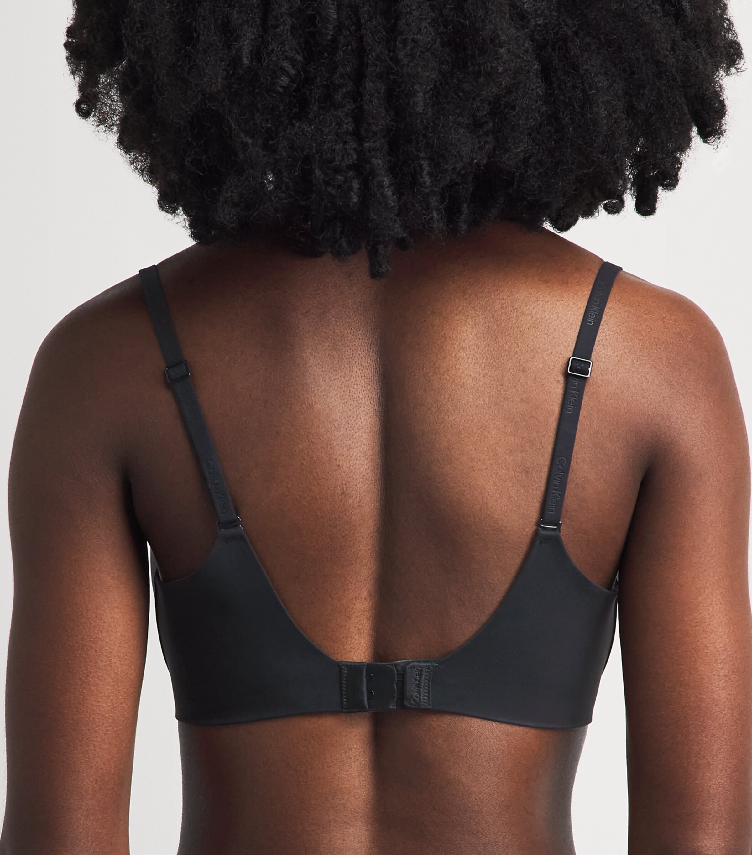 Calvin Klein Womens Perfectly Fit Lightly Lined Bra Black Image 3