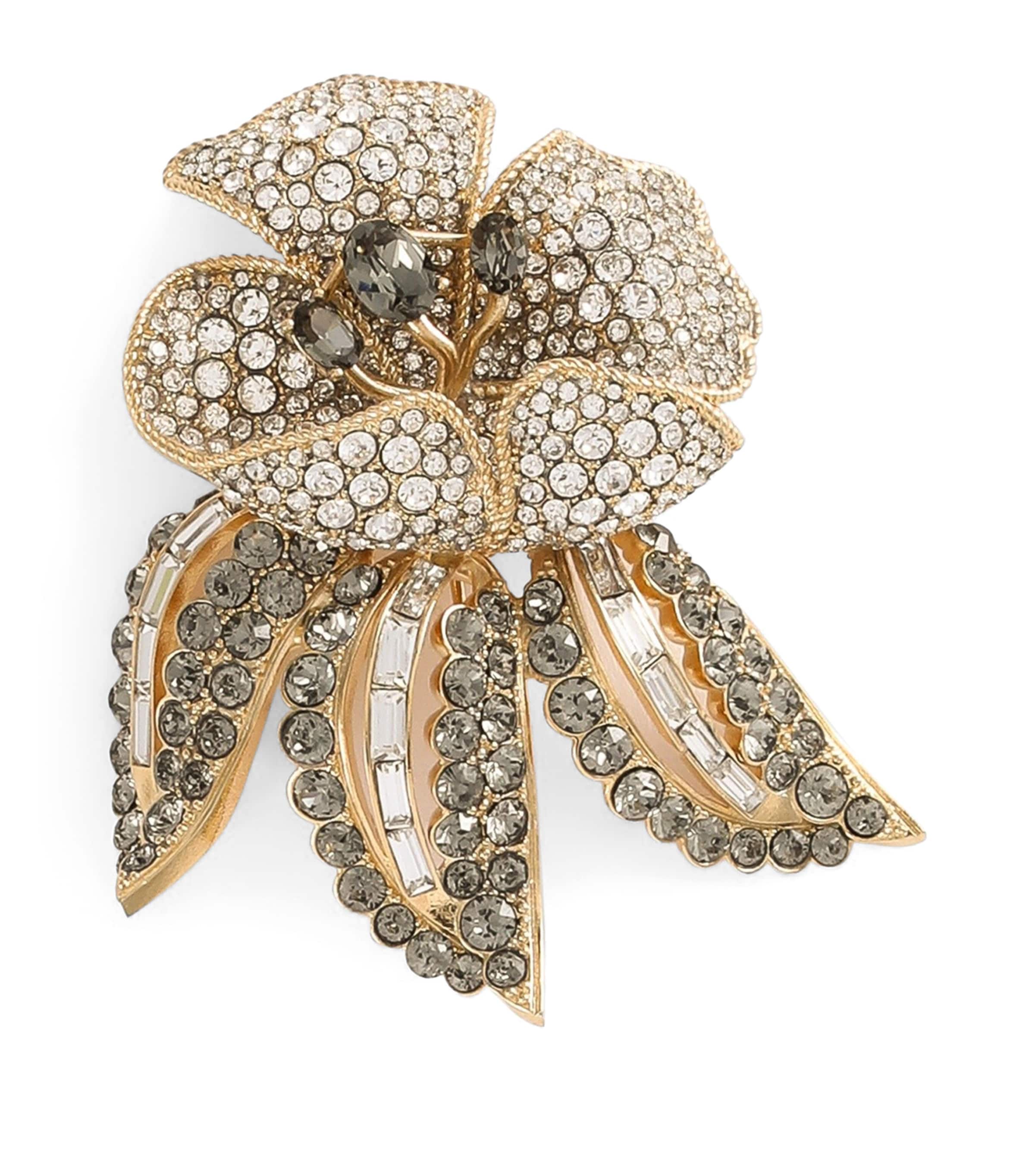 Dolce&Gabbana Flower Brooch Gold Image 1