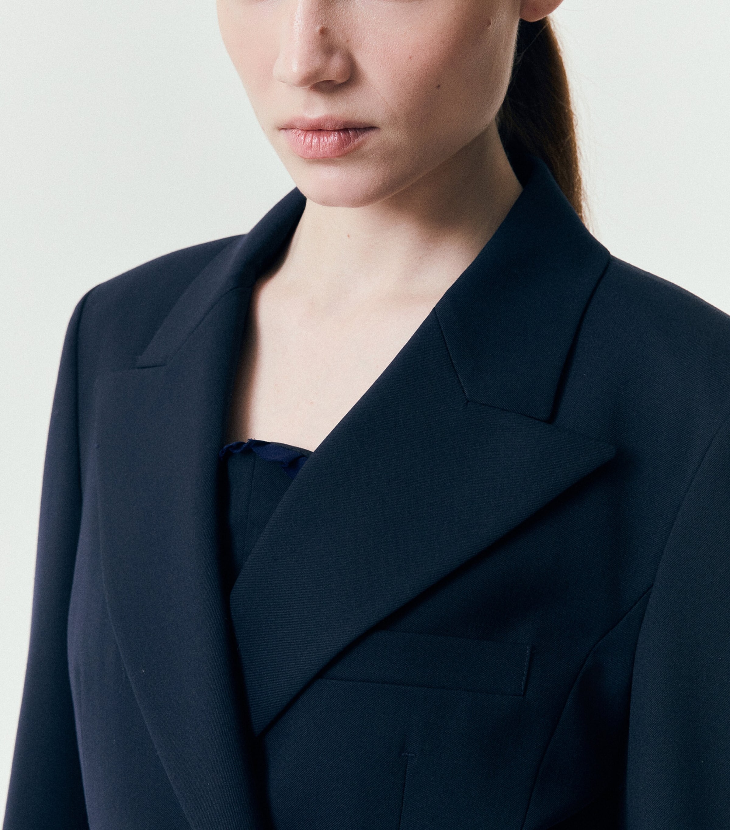 Marella Womens Double-Breasted Blazer Navy Image 5