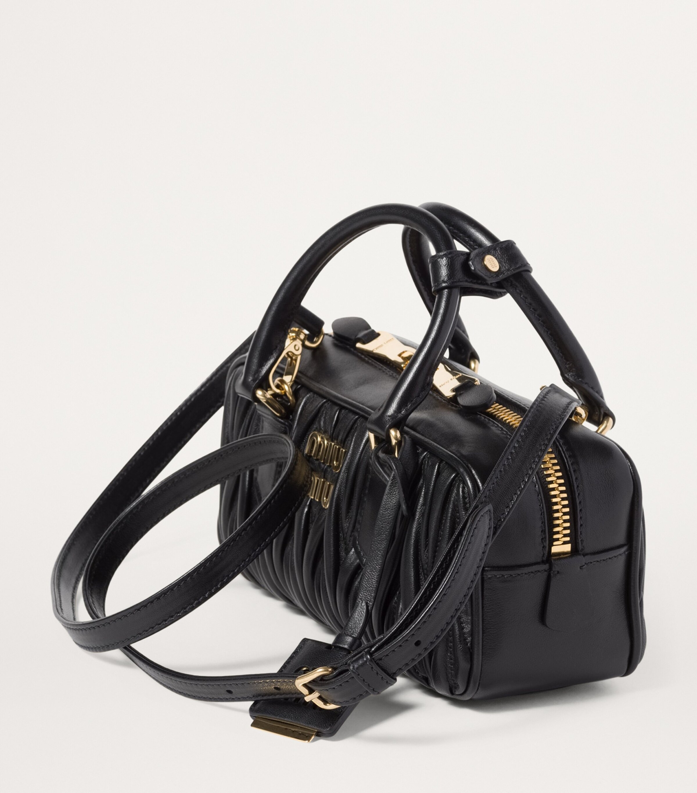 Matelassé Leather Arcadie Top-Handle Bag F0002 Image 2