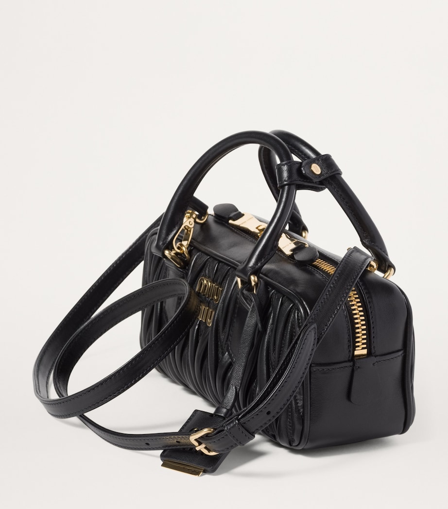 Matelassé Leather Arcadie Top-Handle Bag F0002 Image 2